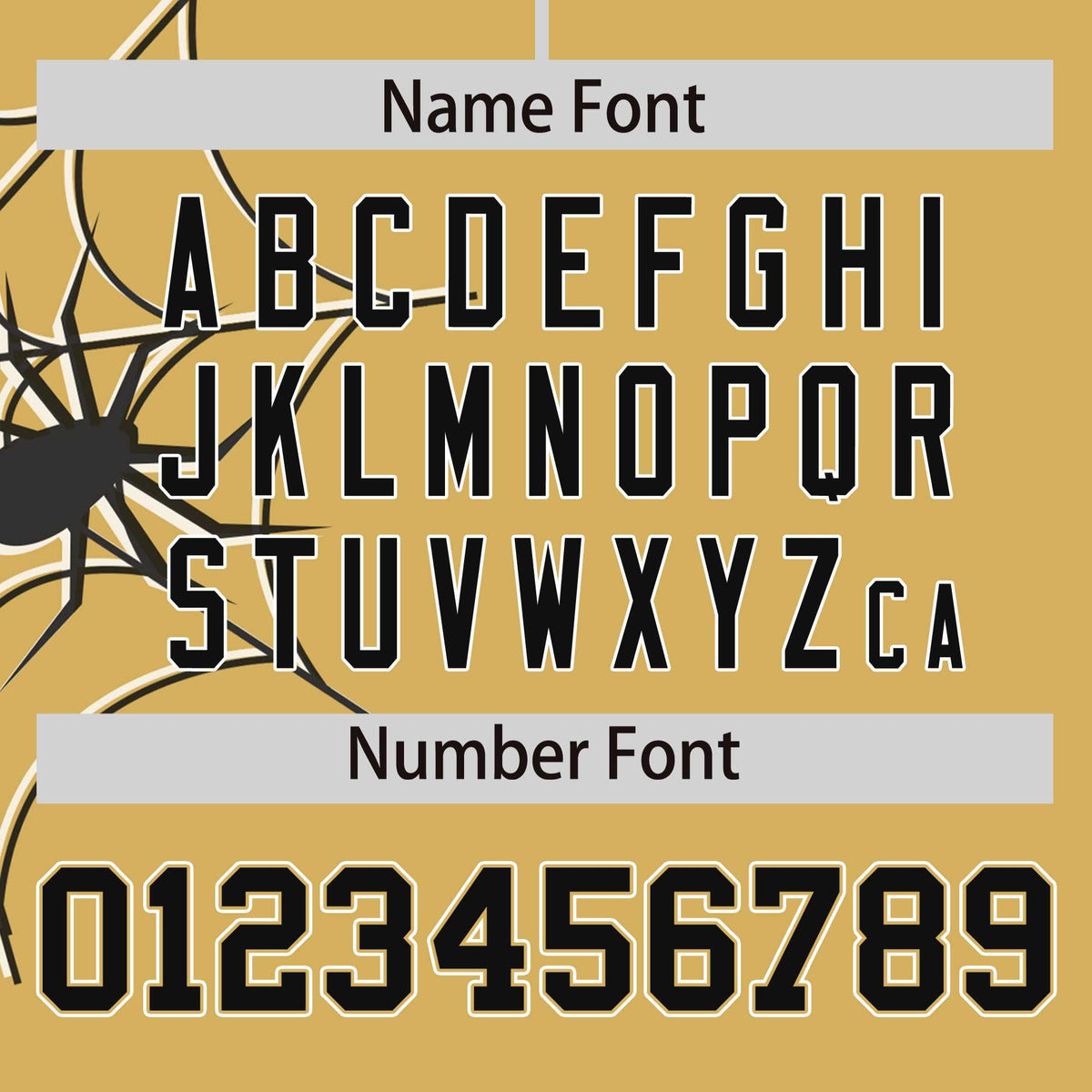 Custom Old Gold-Black Spider Web Pattern Raglan Sleeves Authentic Baseball Jersey | KXKSHOP