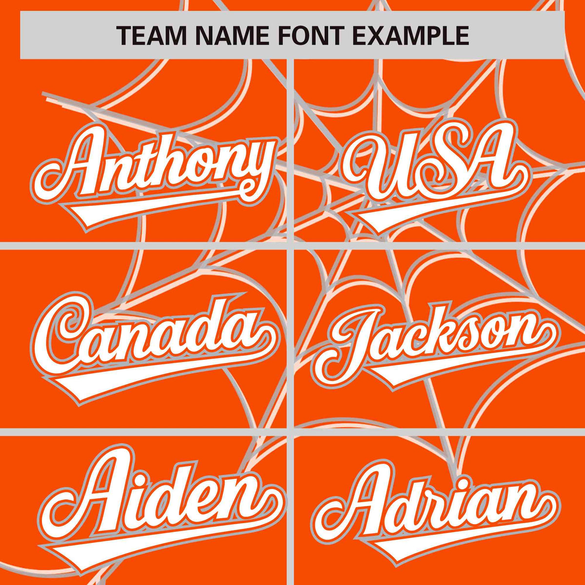 Custom Orange-Gray Spider Web Pattern Raglan Sleeves Authentic Baseball Jersey | KXKSHOP