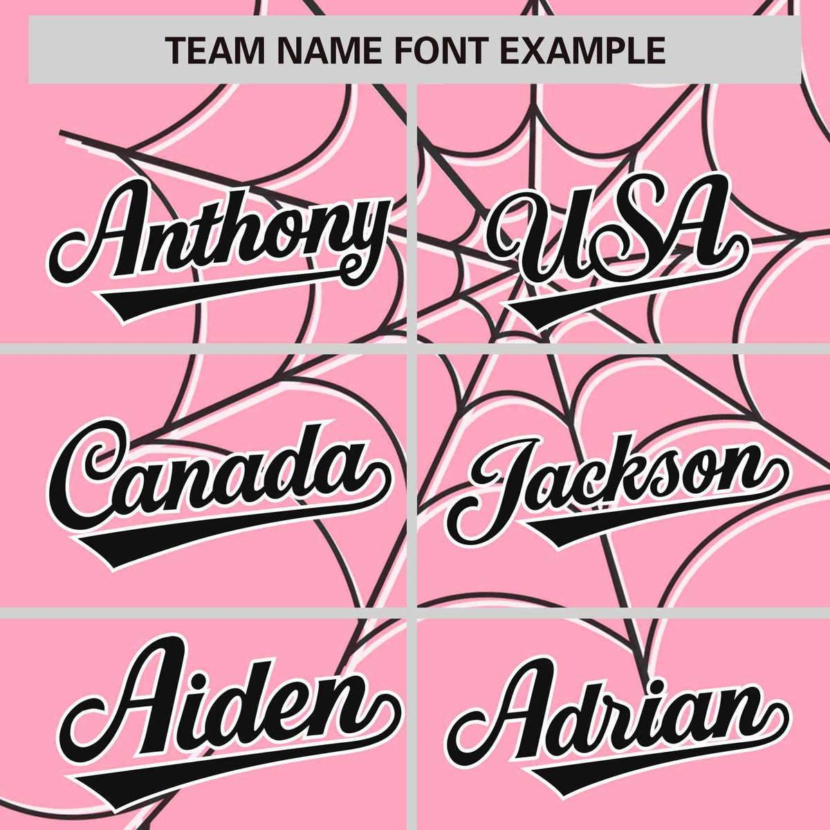 Custom Light Pink-Black Spider Web Pattern Raglan Sleeves Authentic Baseball Jersey | KXKSHOP