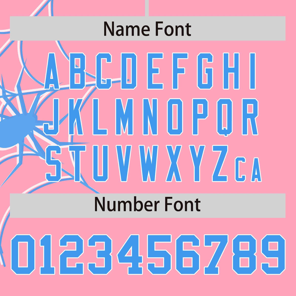 Custom Light Pink-Powder Blue Spider Web Pattern Raglan Sleeves Authentic Baseball Jersey | KXKSHOP