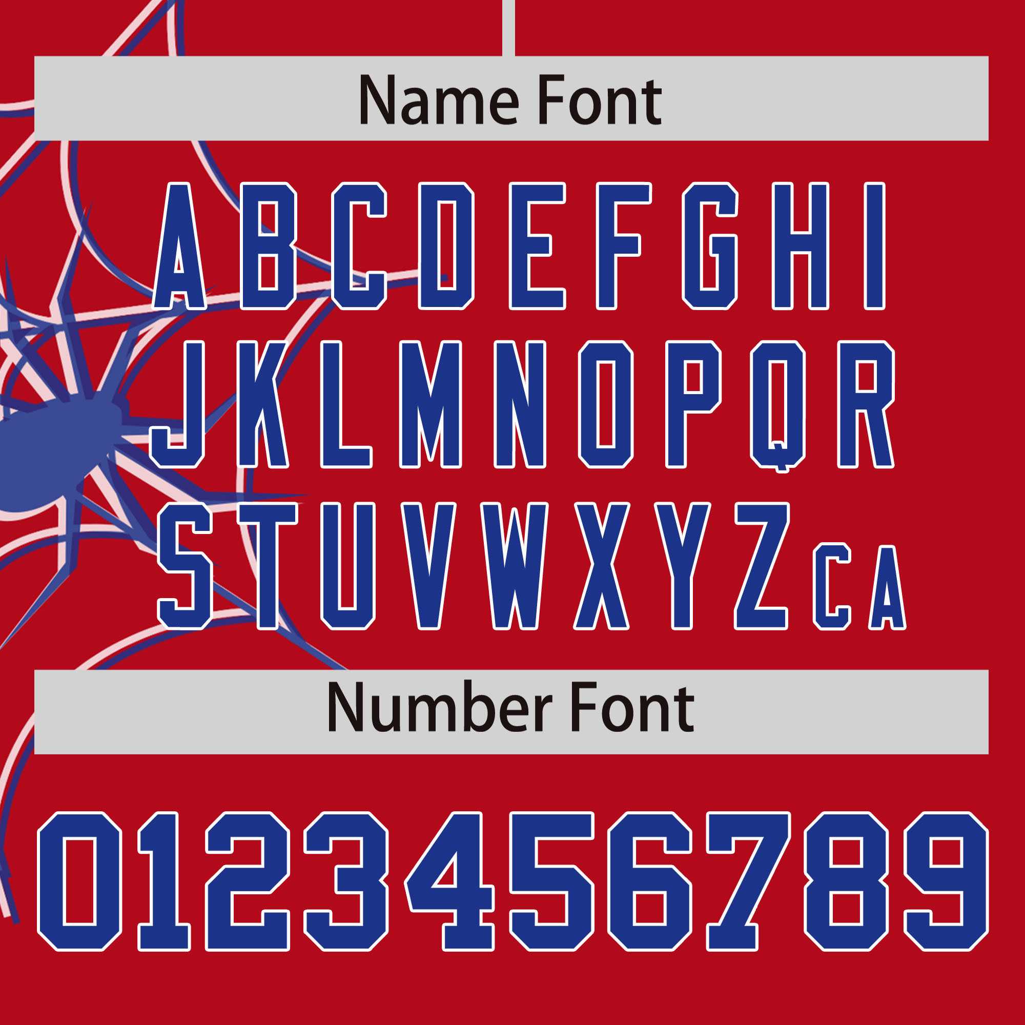 Custom Red-Royal Spider Web Pattern Raglan Sleeves Authentic Baseball Jersey | KXKSHOP