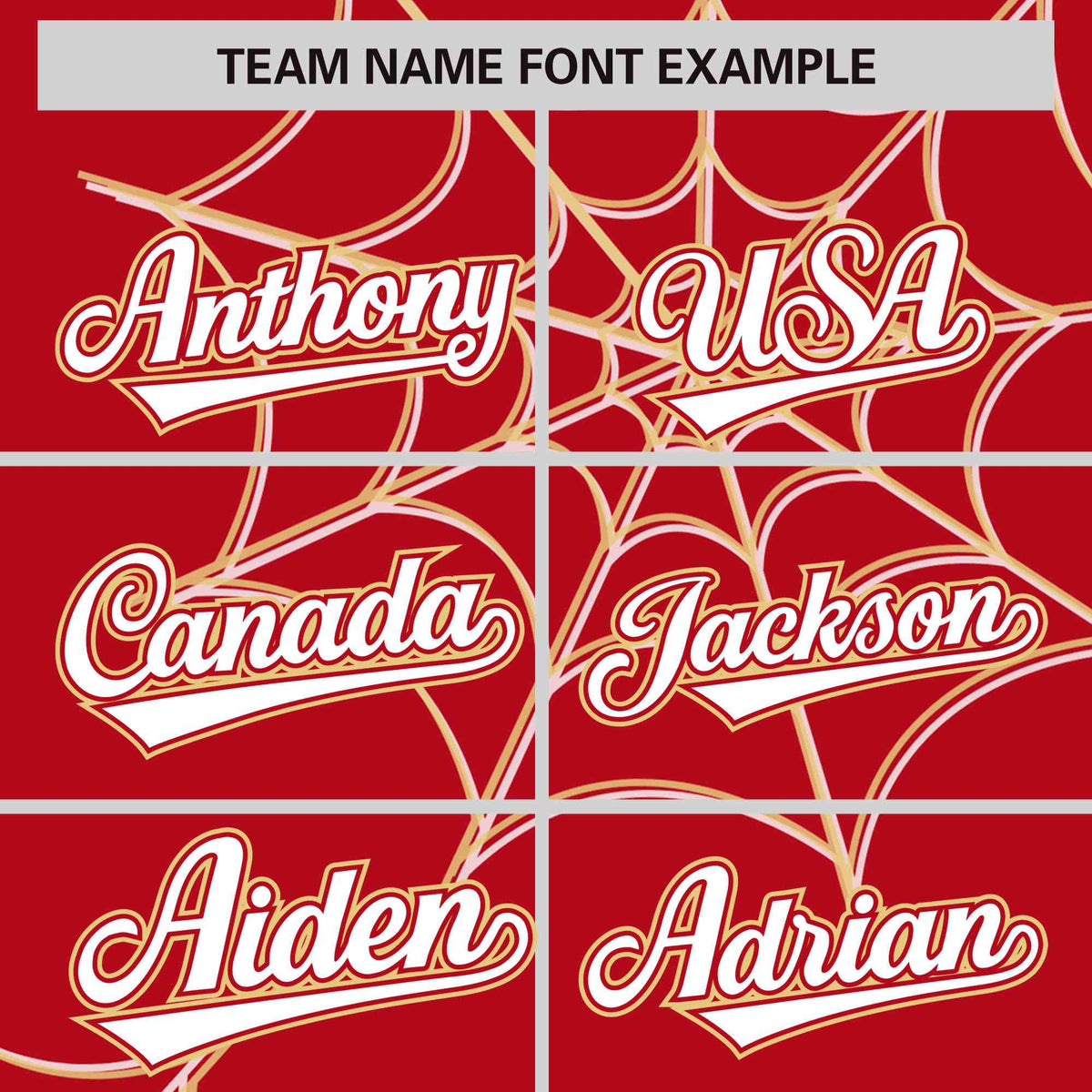 Custom Red-Khaki Spider Web Pattern Raglan Sleeves Authentic Baseball Jersey | KXKSHOP