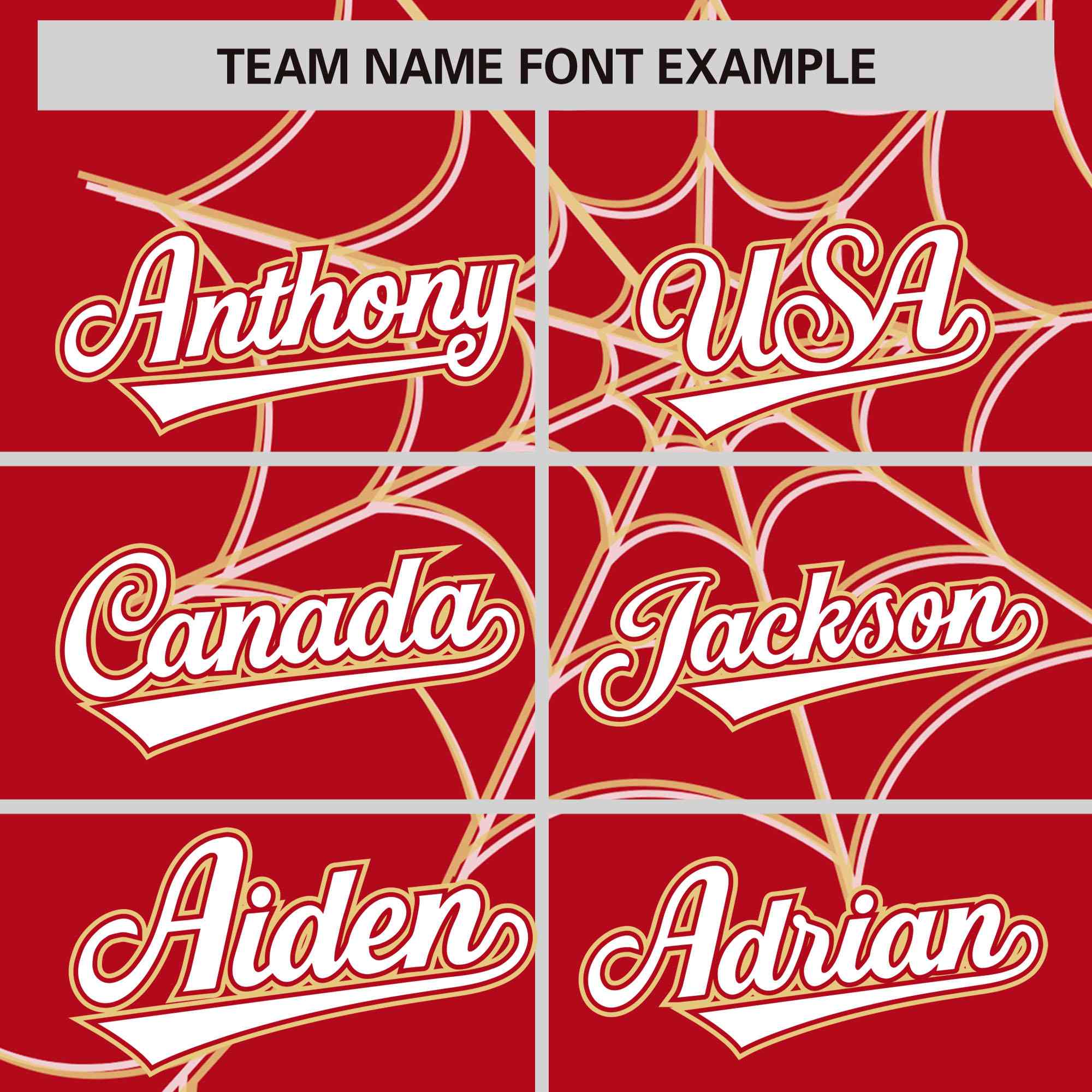 Custom Red-Khaki Spider Web Pattern Raglan Sleeves Authentic Baseball Jersey | KXKSHOP