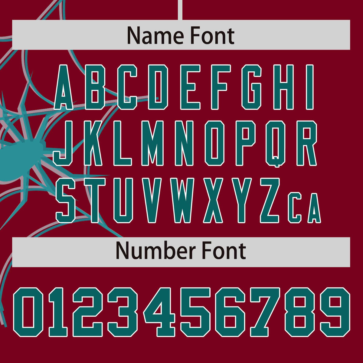 Custom Crimson-Aqua Spider Web Pattern Raglan Sleeves Authentic Baseball Jersey | KXKSHOP