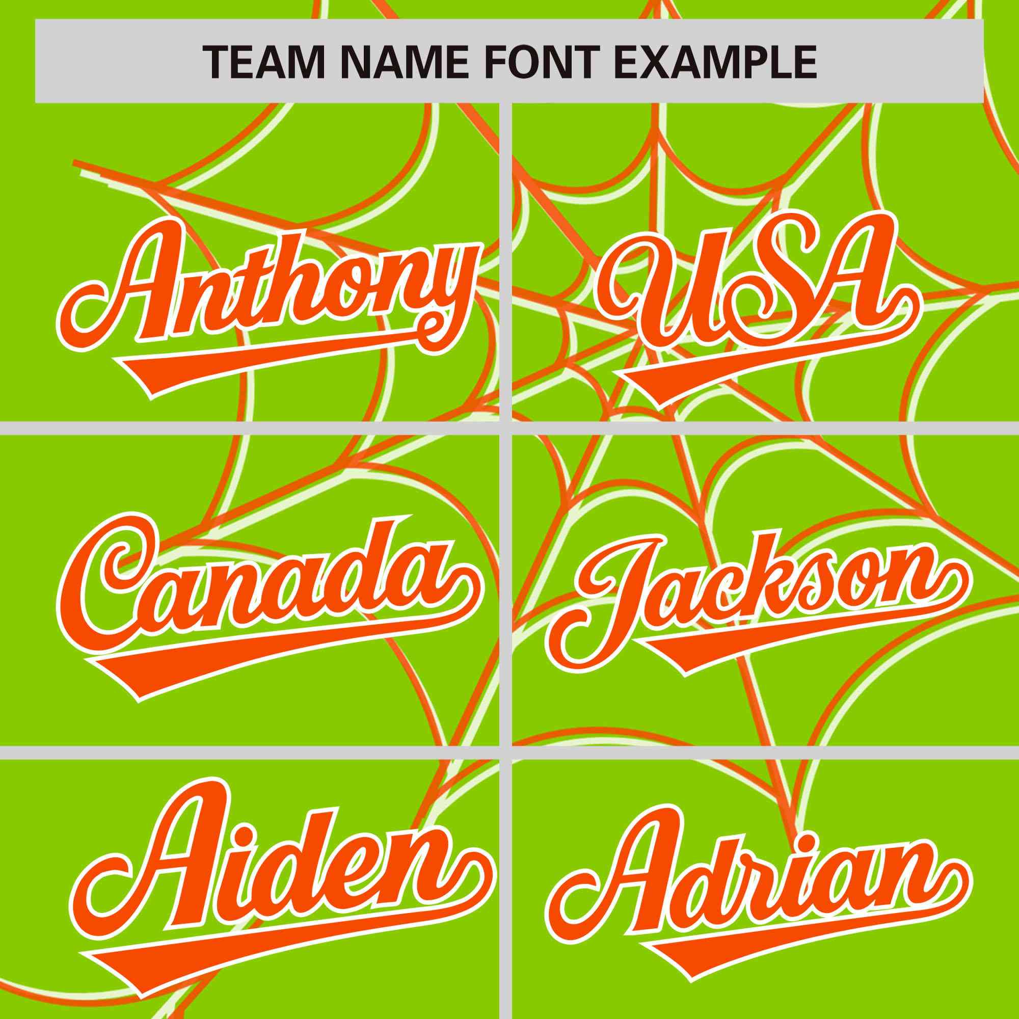 Custom Neon Green-Orange Spider Web Pattern Raglan Sleeves Authentic Baseball Jersey | KXKSHOP