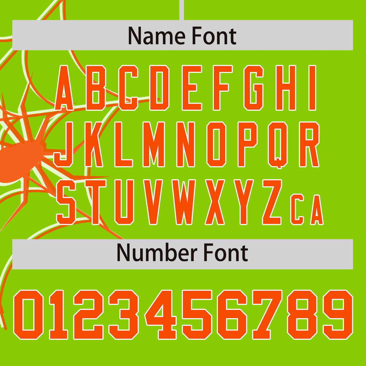 Custom Neon Green-Orange Spider Web Pattern Raglan Sleeves Authentic Baseball Jersey | KXKSHOP