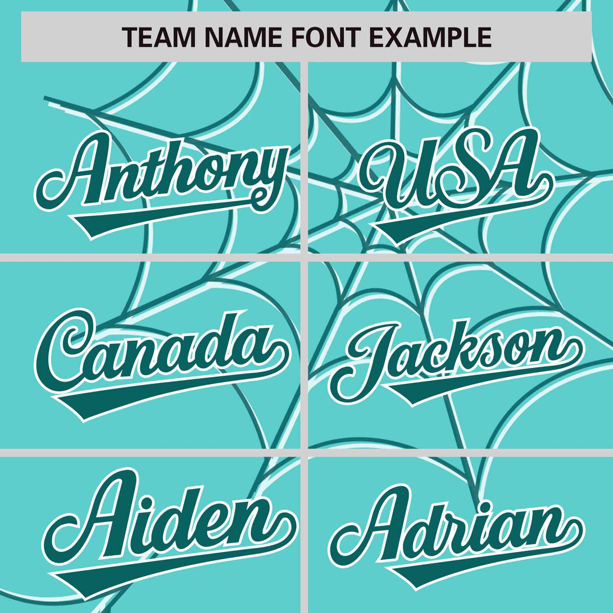 Custom Bright Green-Aqua Spider Web Pattern Raglan Sleeves Authentic Baseball Jersey | KXKSHOP