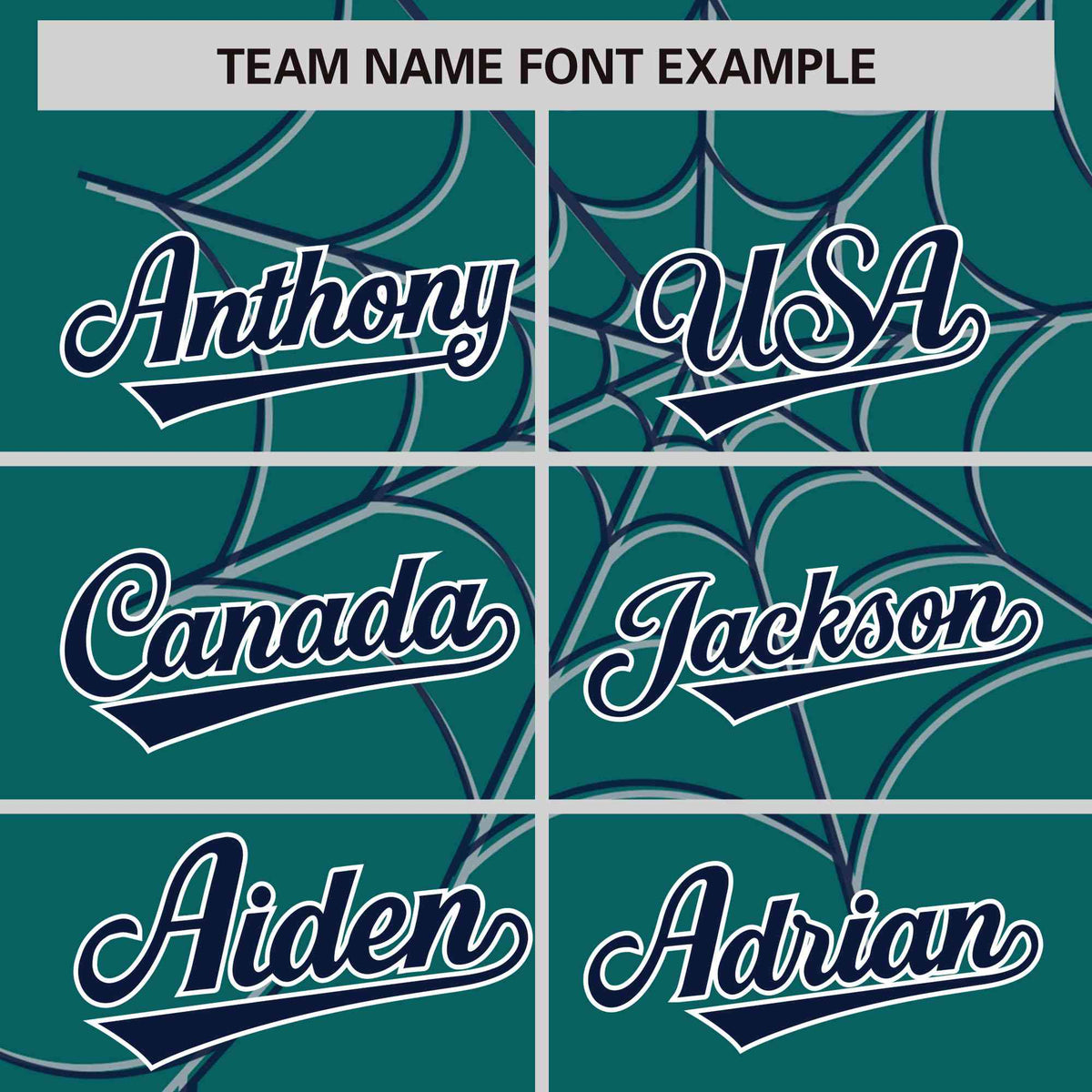 Custom Aqua-Navy Spider Web Pattern Raglan Sleeves Authentic Baseball Jersey | KXKSHOP