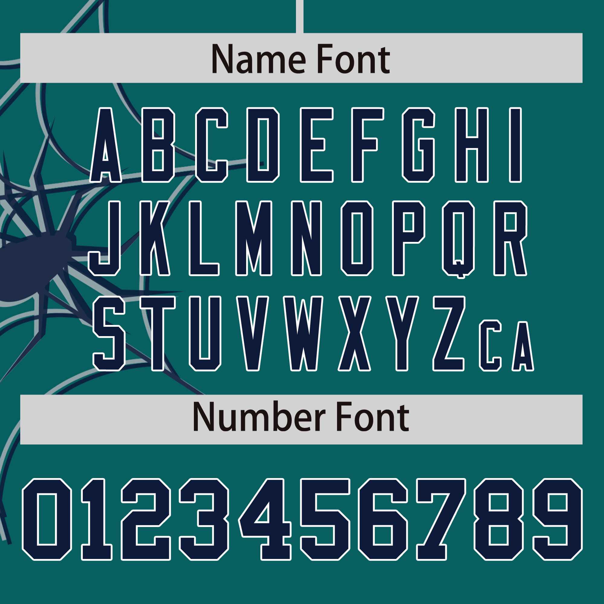 Custom Aqua-Navy Spider Web Pattern Raglan Sleeves Authentic Baseball Jersey | KXKSHOP