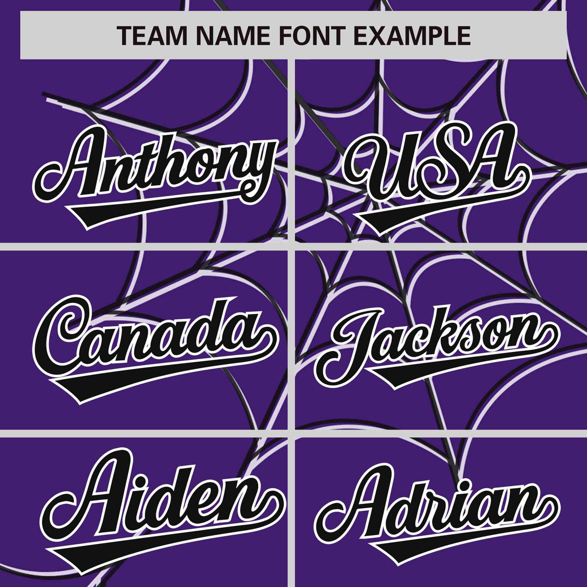 Custom Purple-Black Spider Web Pattern Raglan Sleeves Authentic Baseball Jersey | KXKSHOP