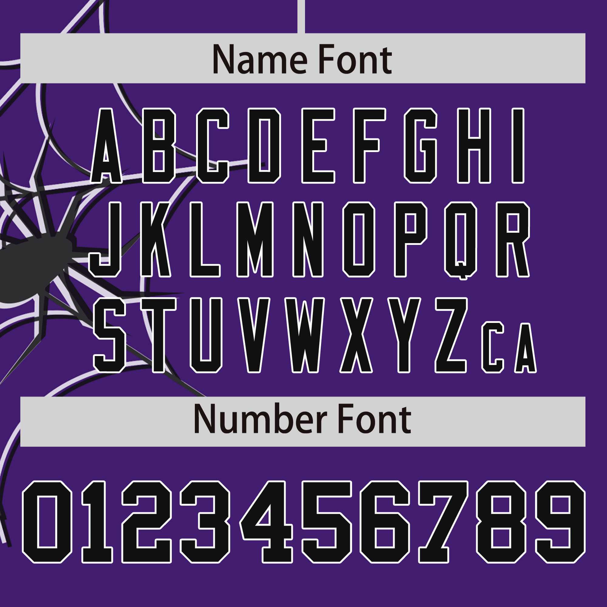 Custom Purple-Black Spider Web Pattern Raglan Sleeves Authentic Baseball Jersey | KXKSHOP