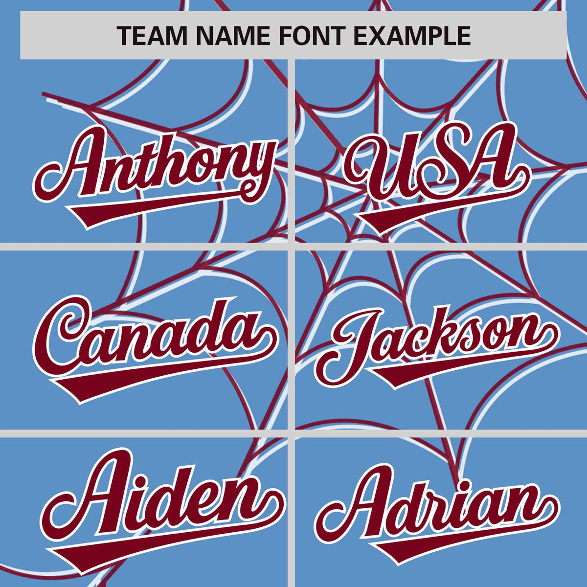 Custom Light Blue-Crimson Spider Web Pattern Raglan Sleeves Authentic Baseball Jersey | KXKSHOP