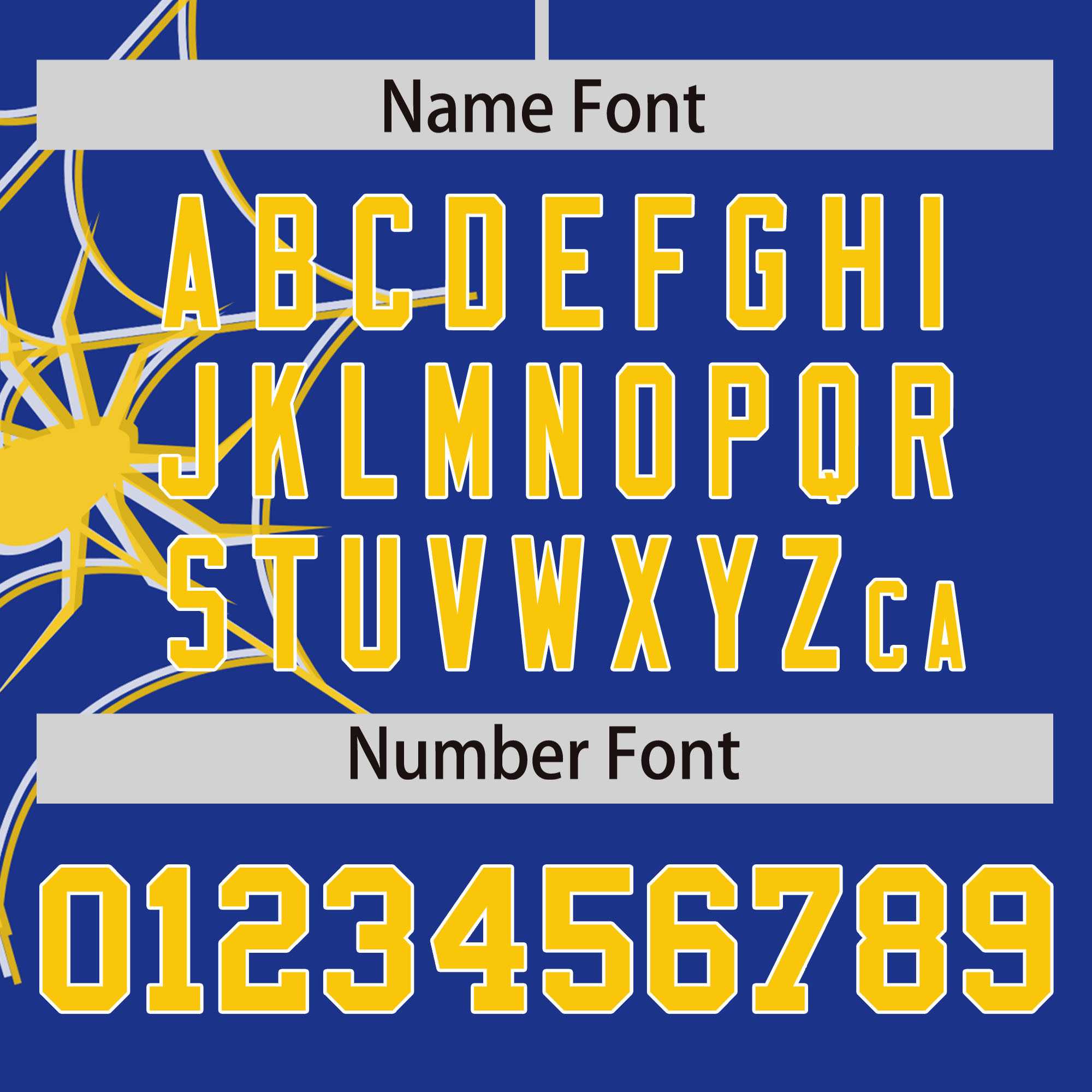 Custom Royal-Gold Spider Web Pattern Raglan Sleeves Authentic Baseball Jersey | KXKSHOP