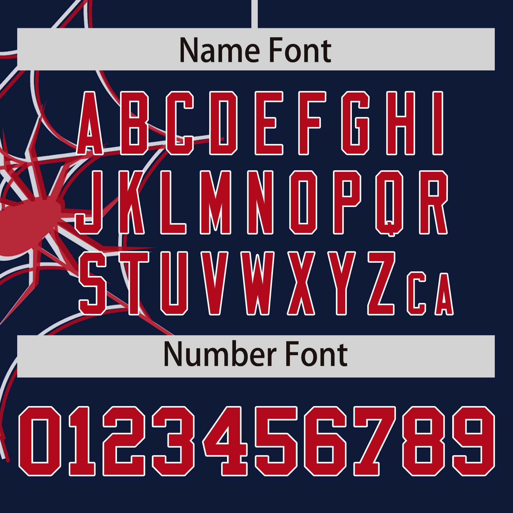 Custom Navy Red Spider Web Pattern Raglan Sleeves Authentic Baseball Jersey | KXKSHOP