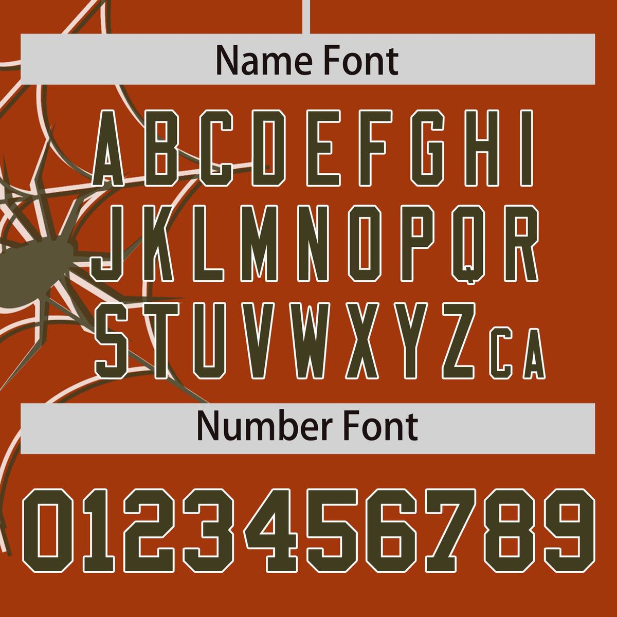 Custom Texas Orange-Olive Spider Web Pattern Raglan Sleeves Authentic Baseball Jersey | KXKSHOP