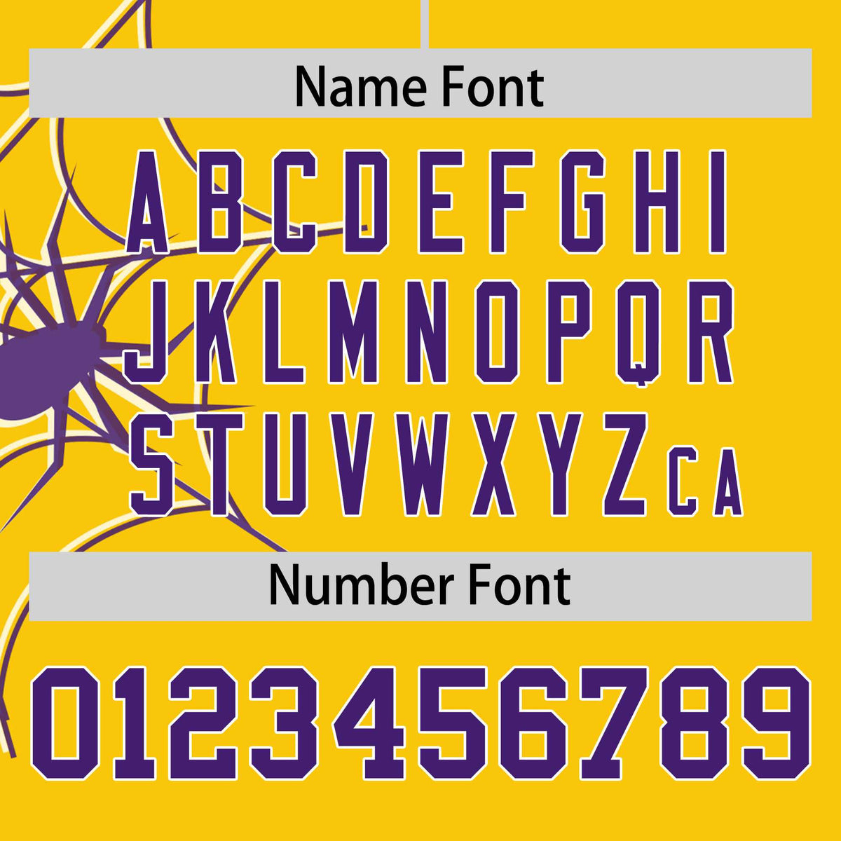 Custom Gold-Purple Spider Web Pattern Raglan Sleeves Authentic Baseball Jersey | KXKSHOP