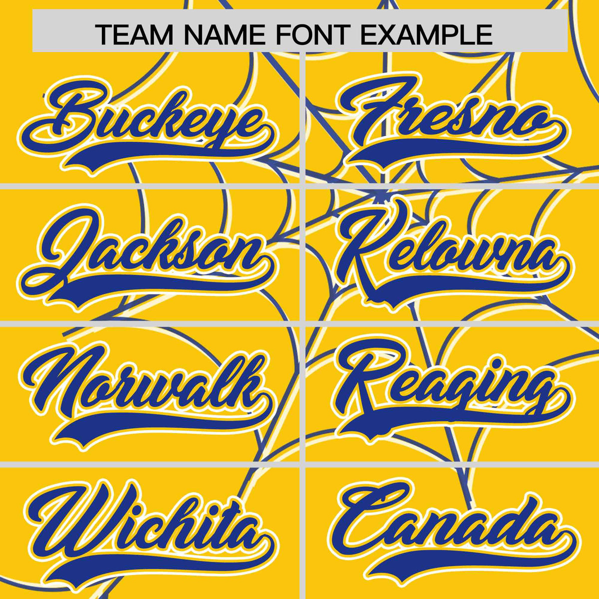 Custom Gold-Royal Spider Web Pattern Raglan Sleeves Authentic Baseball Jersey | KXKSHOP