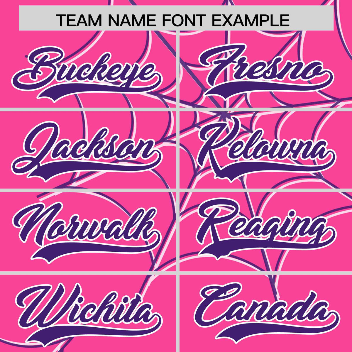 Custom Pink-Purple Spider Web Pattern Raglan Sleeves Authentic Baseball Jersey | KXKSHOP