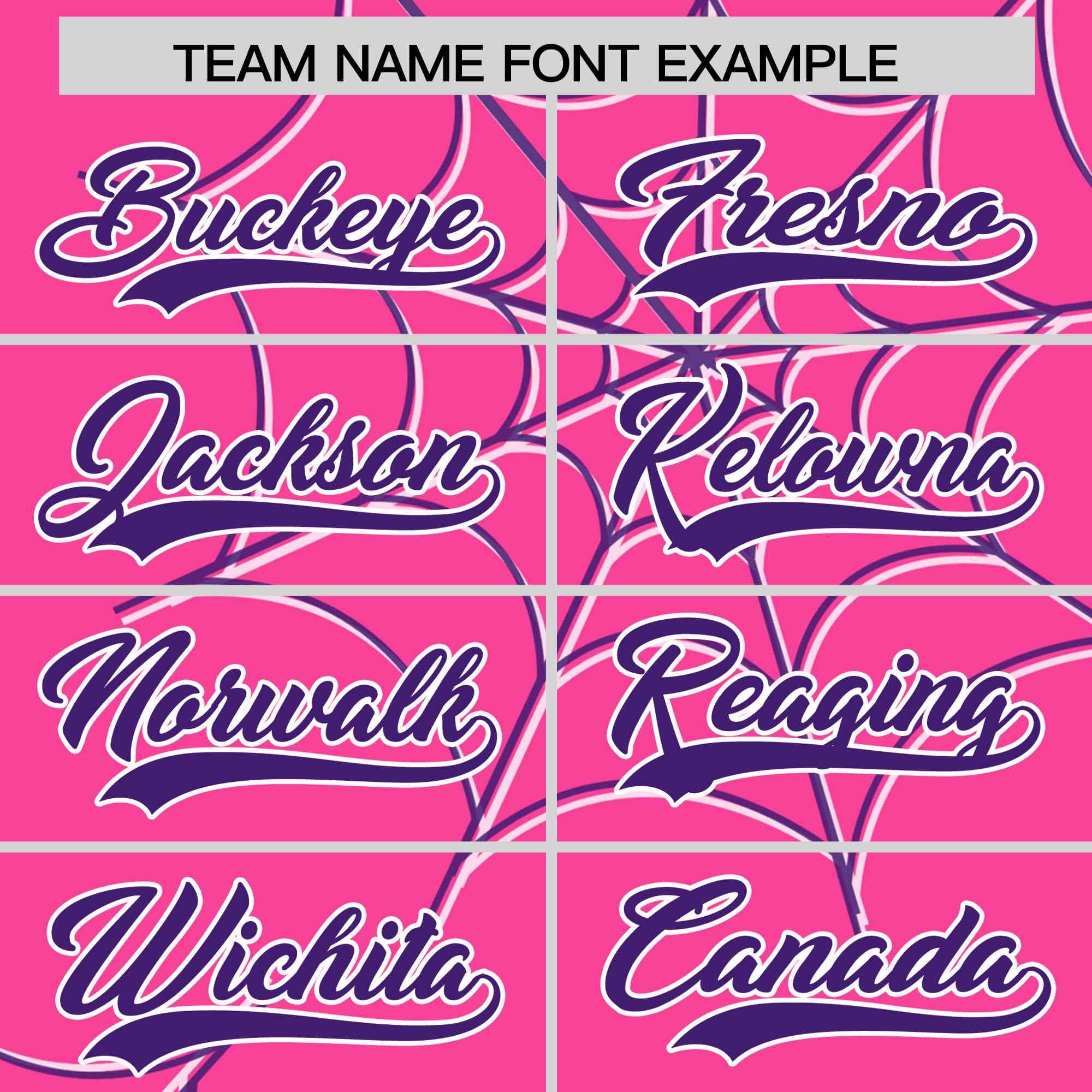 Custom Pink-Purple Spider Web Pattern Raglan Sleeves Authentic Baseball Jersey | KXKSHOP