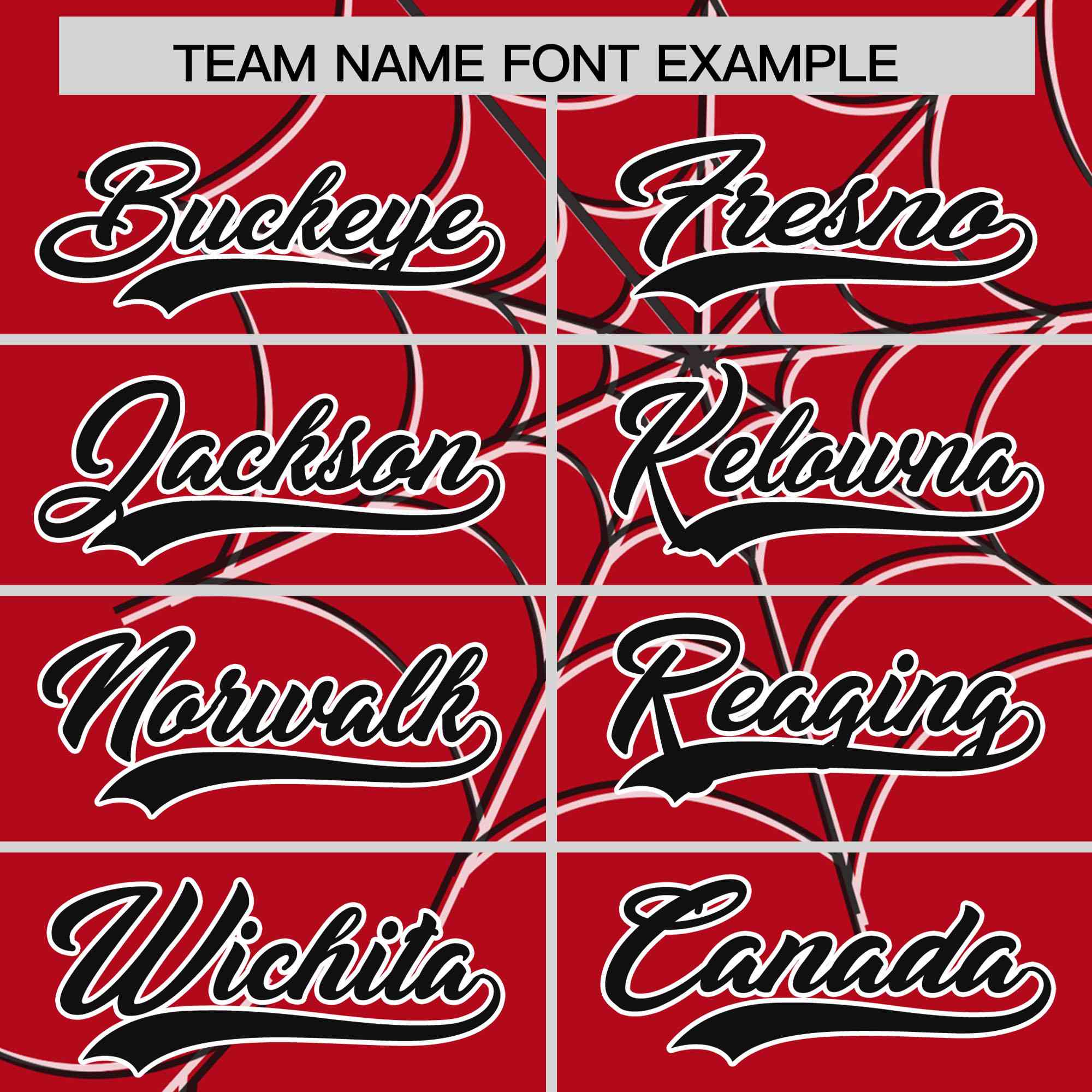 Custom Red-Black Spider Web Pattern Raglan Sleeves Authentic Baseball Jersey | KXKSHOP