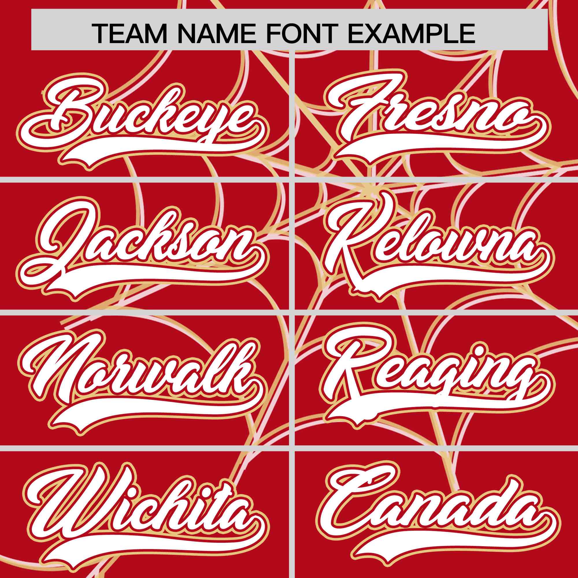 Custom Red-Khaki Spider Web Pattern Raglan Sleeves Authentic Baseball Jersey | KXKSHOP