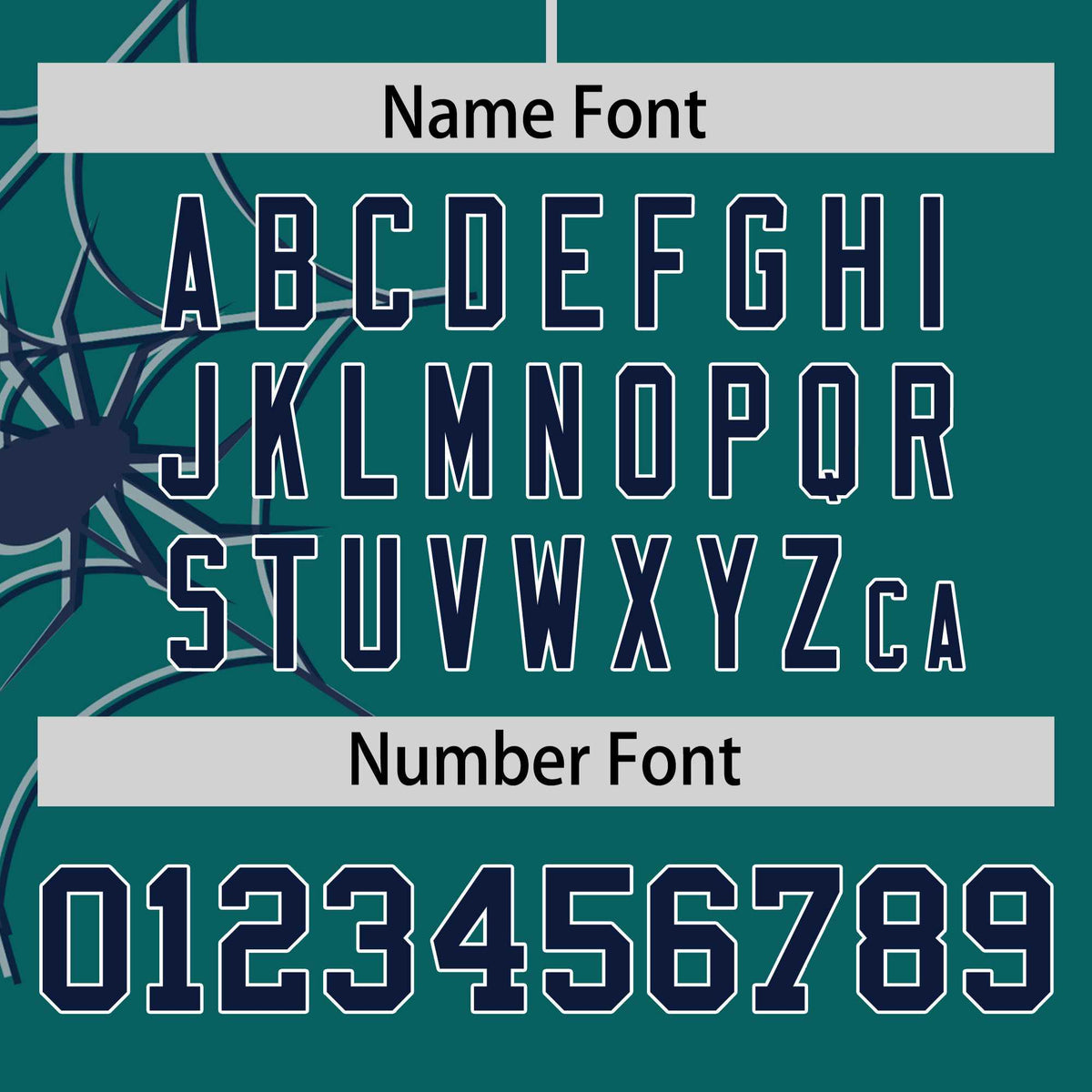 Custom Aqua-Navy Spider Web Pattern Raglan Sleeves Authentic Baseball Jersey | KXKSHOP