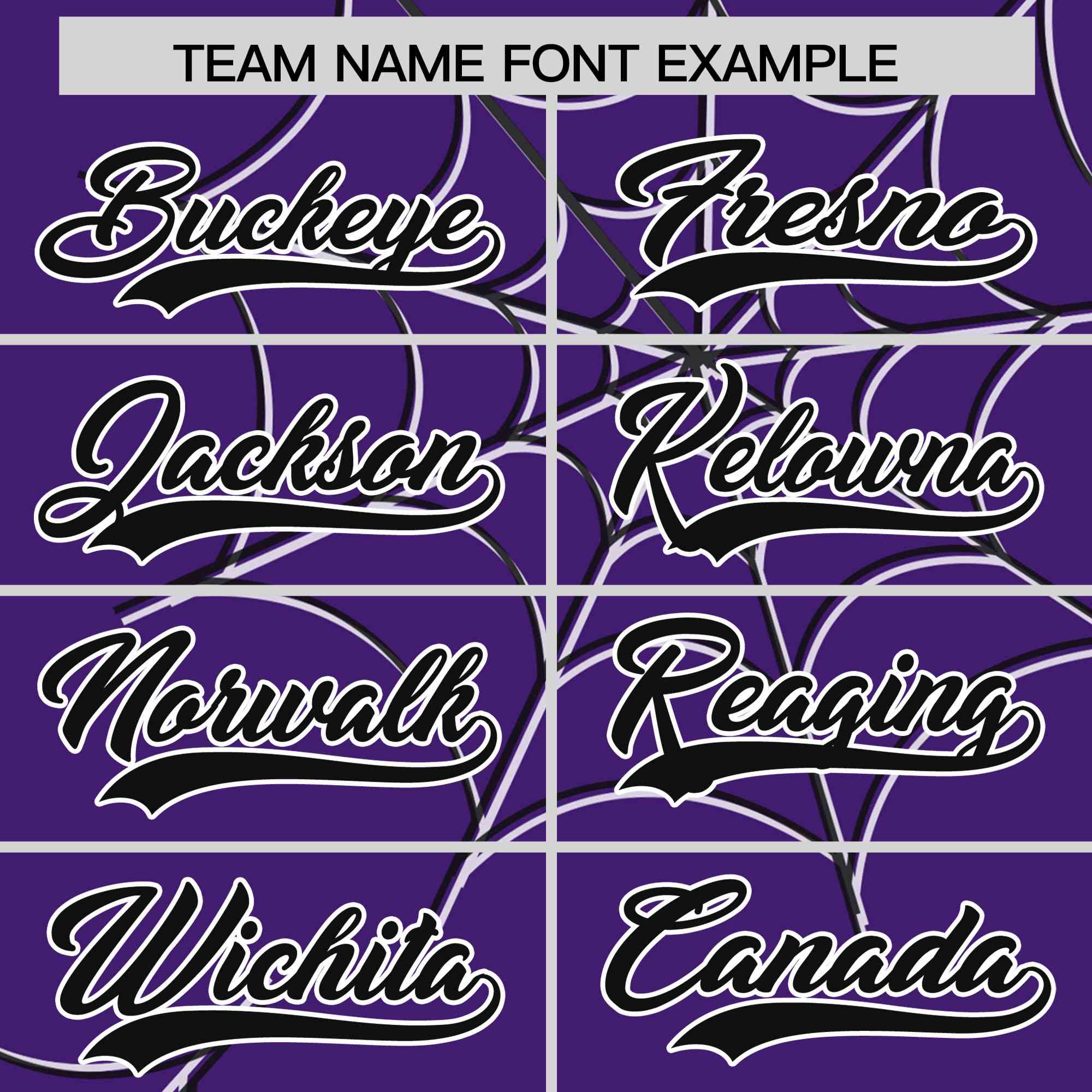 Custom Purple-Black Spider Web Pattern Raglan Sleeves Authentic Baseball Jersey | KXKSHOP