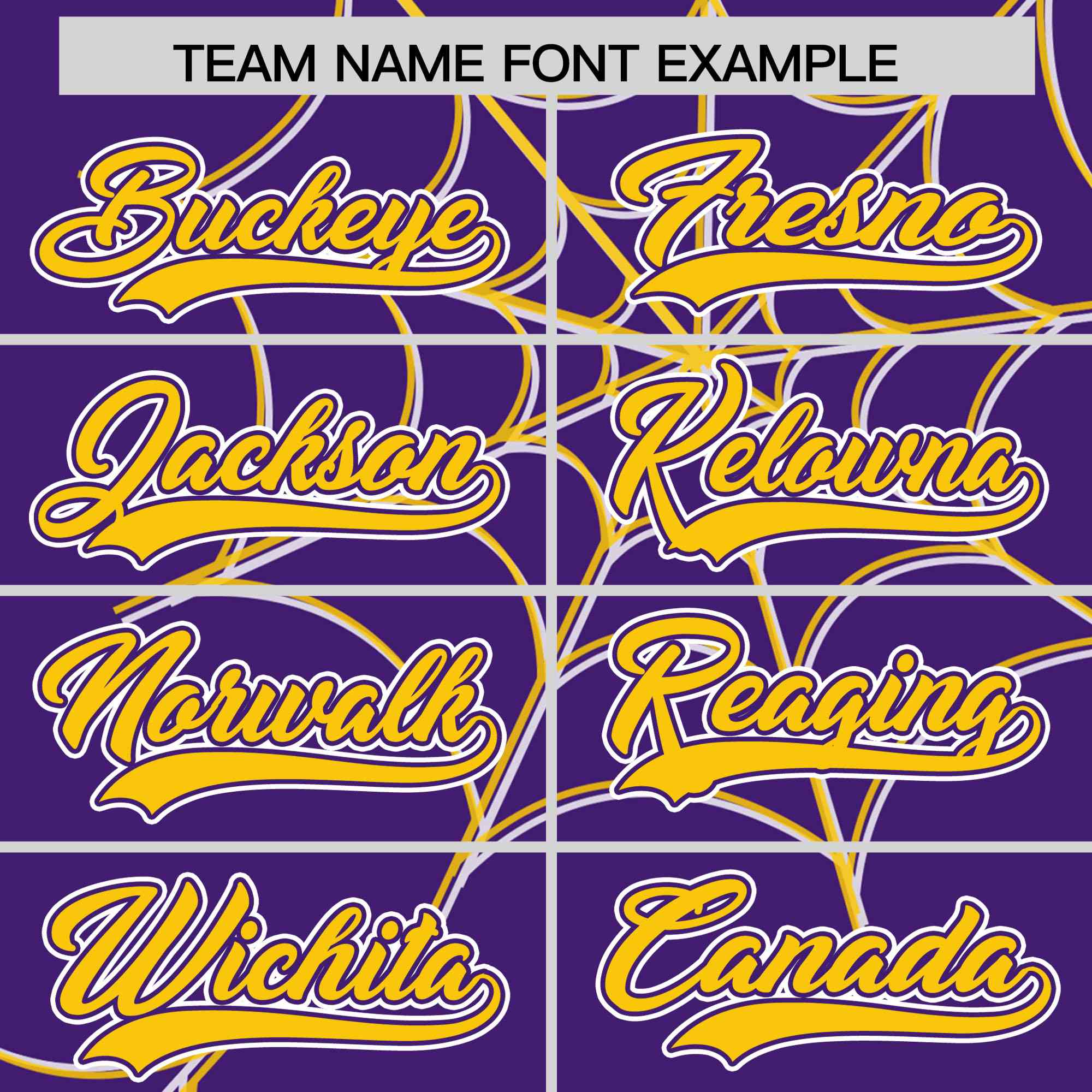Custom Purple-Gold Spider Web Pattern Raglan Sleeves Authentic Baseball Jersey | KXKSHOP
