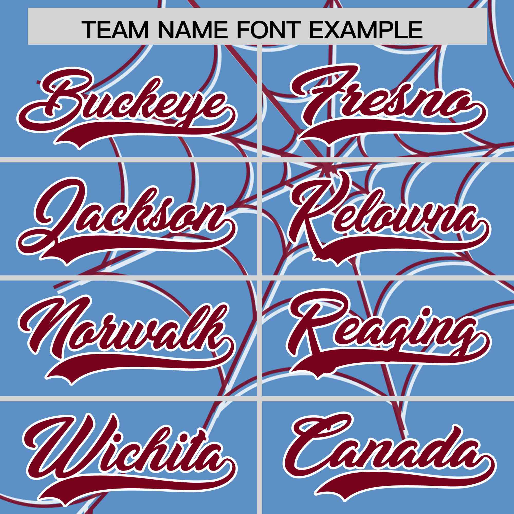 Custom Light Blue-Crimson Spider Web Pattern Raglan Sleeves Authentic Baseball Jersey | KXKSHOP