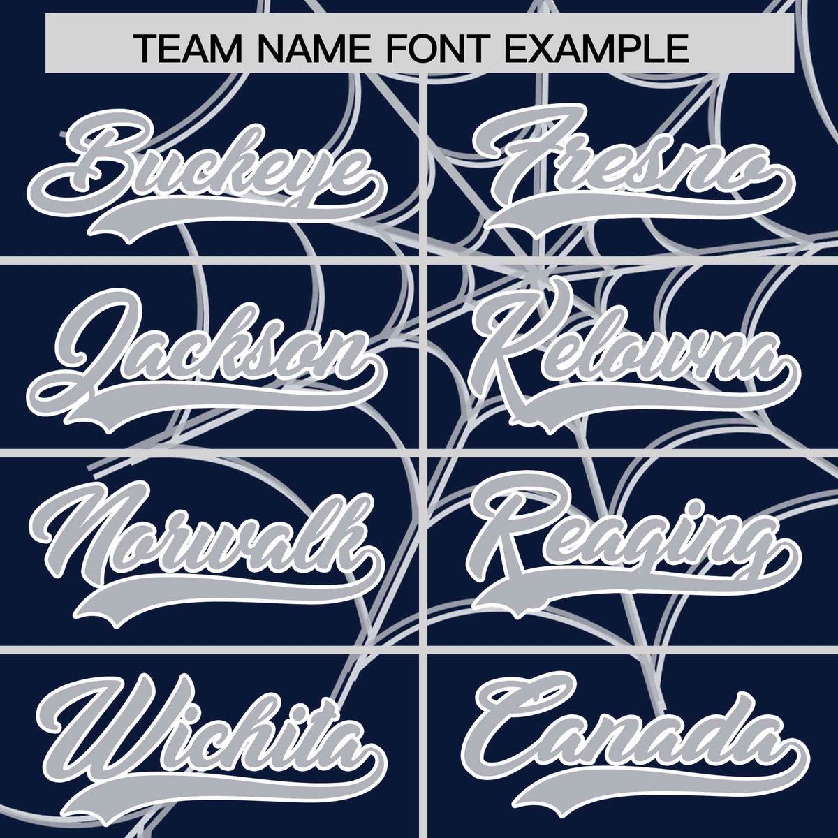 Custom Navy-Gray Spider Web Pattern Raglan Sleeves Authentic Baseball Jersey | KXKSHOP