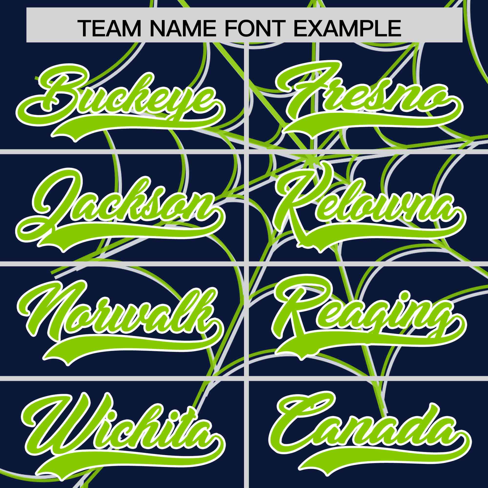 Custom Navy-Neon Green Spider Web Pattern Raglan Sleeves Authentic Baseball Jersey | KXKSHOP