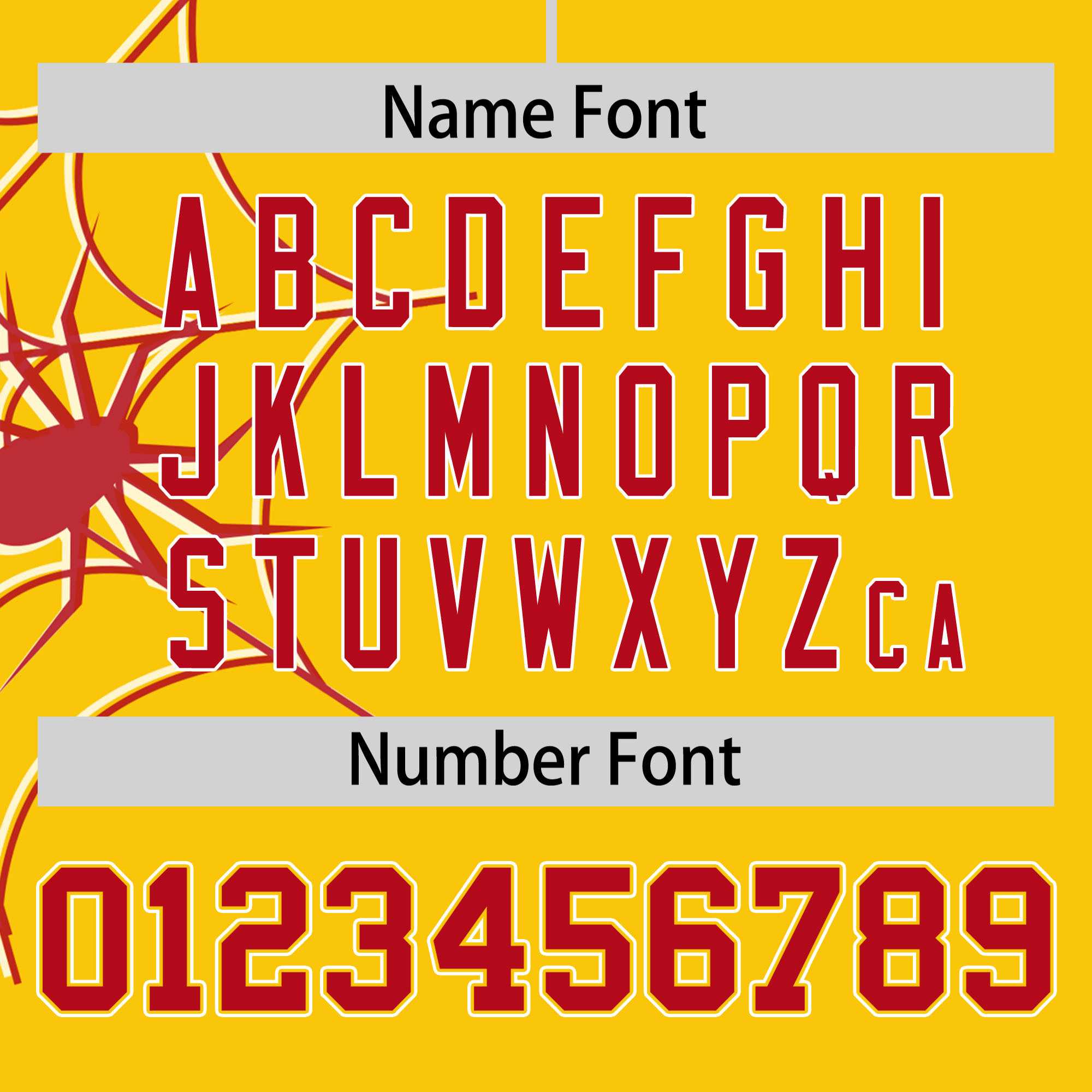 Custom Gold-Red Spider Web Pattern Raglan Sleeves Authentic Baseball Jersey | KXKSHOP