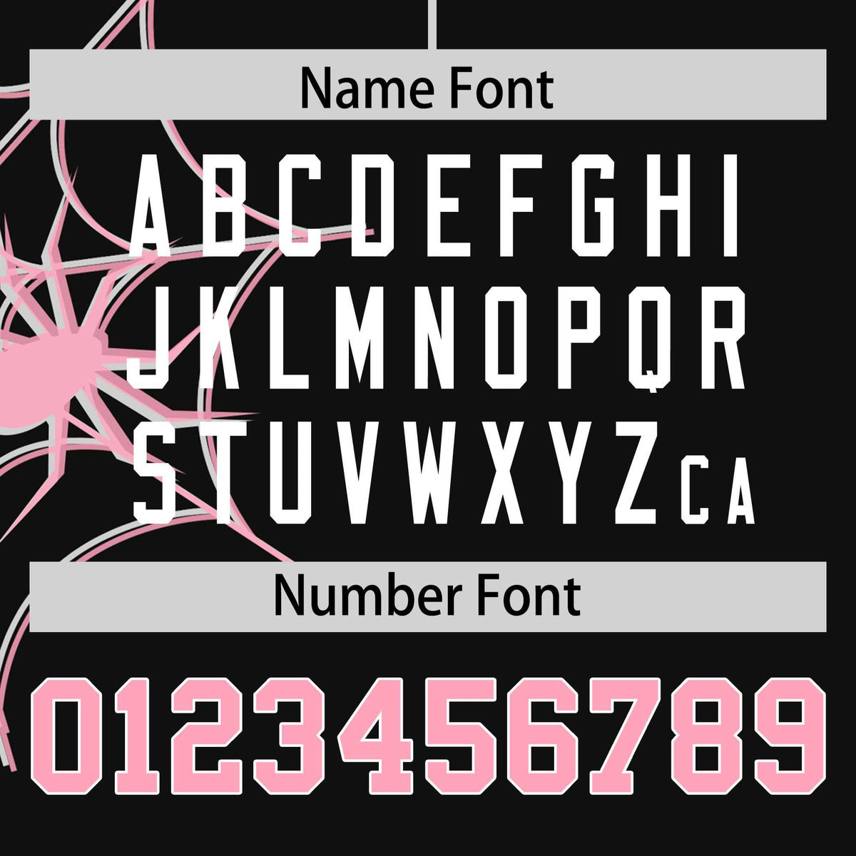 Custom Black-Light Pink Spider Web Pattern Raglan Sleeves Authentic Baseball Jersey | KXKSHOP