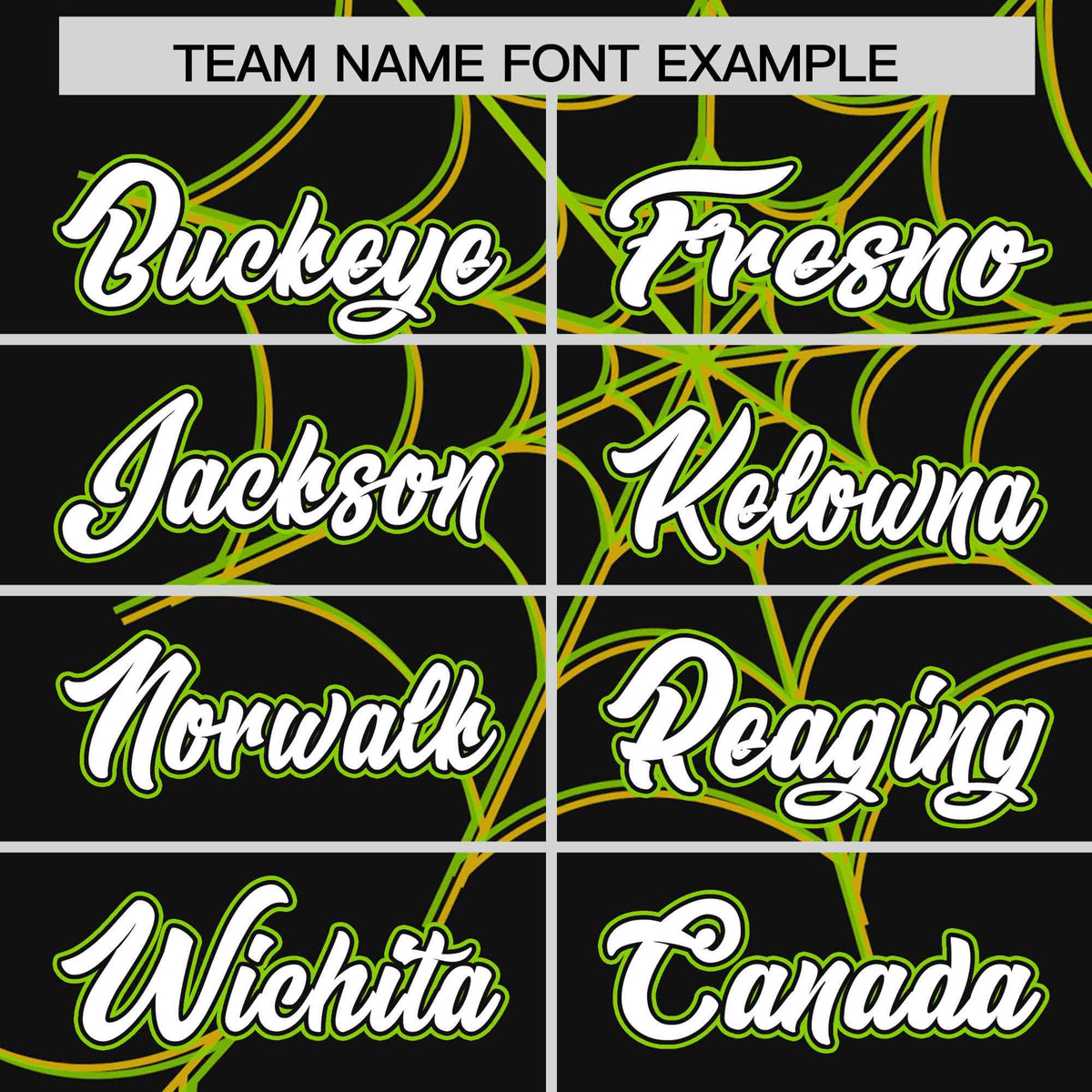 Custom Black-Neon Green Spider Web Pattern Raglan Sleeves Authentic Baseball Jersey | KXKSHOP