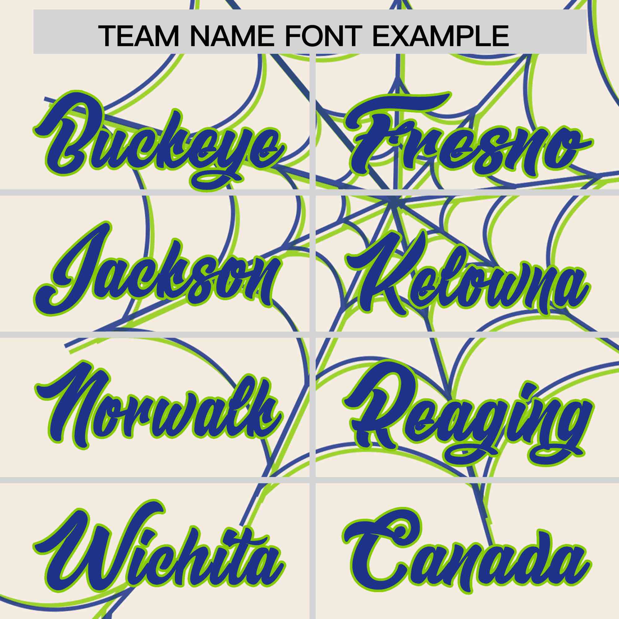 Custom Cream-Royal Spider Web Pattern Raglan Sleeves Authentic Baseball Jersey | KXKSHOP