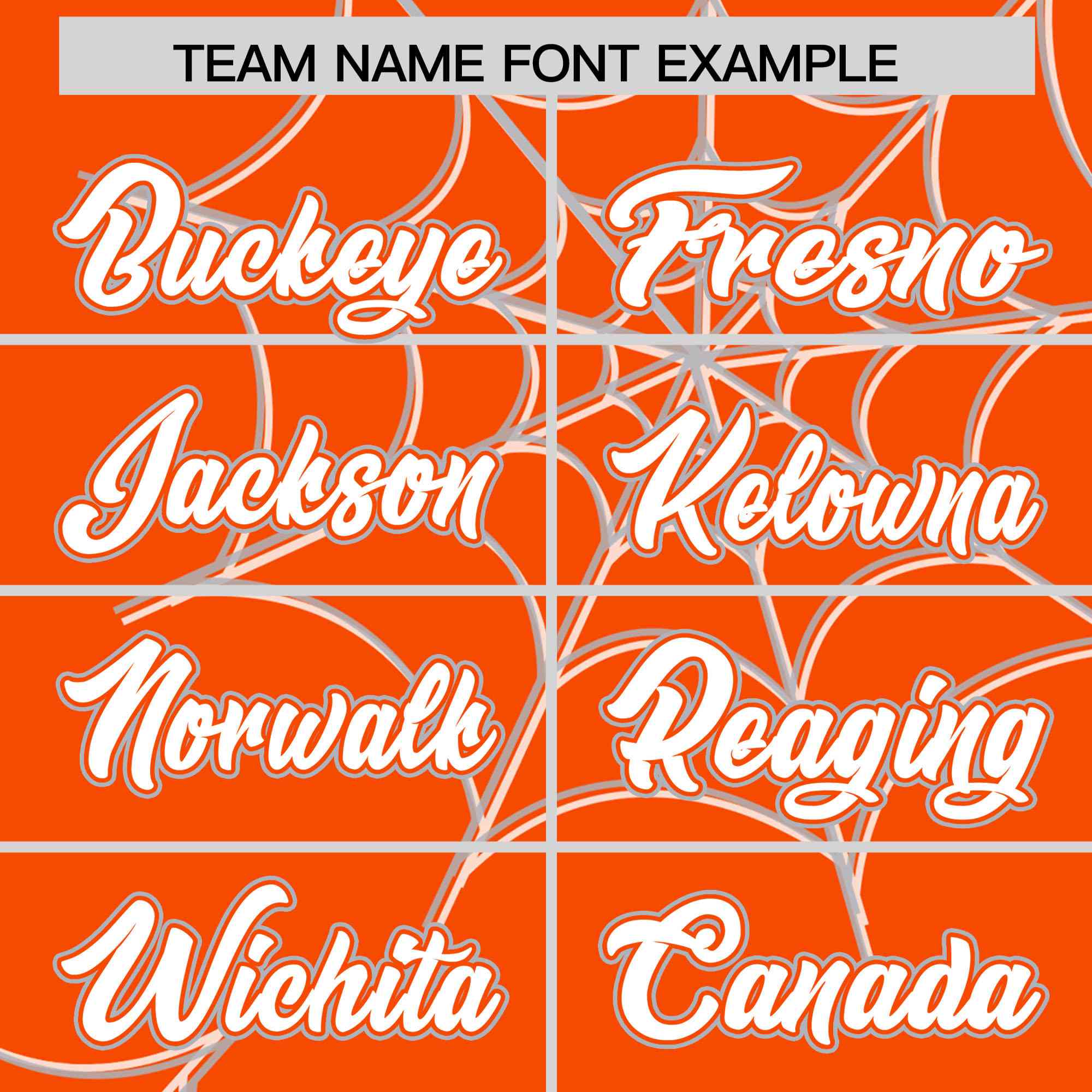 Custom Orange-Gray Spider Web Pattern Raglan Sleeves Authentic Baseball Jersey | KXKSHOP