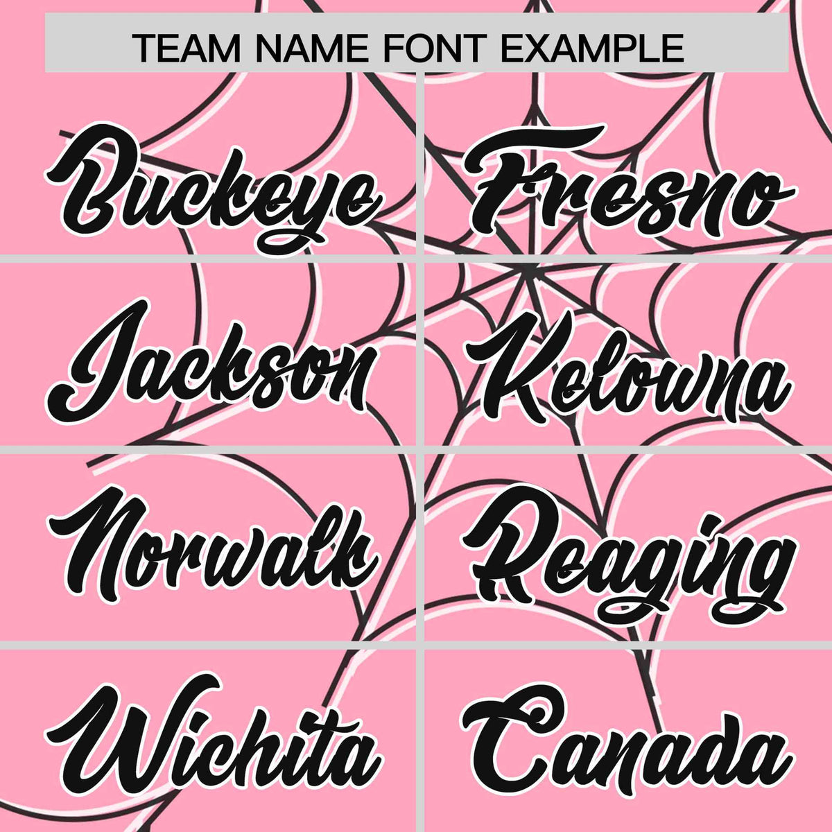 Custom Light Pink-Black Spider Web Pattern Raglan Sleeves Authentic Baseball Jersey | KXKSHOP