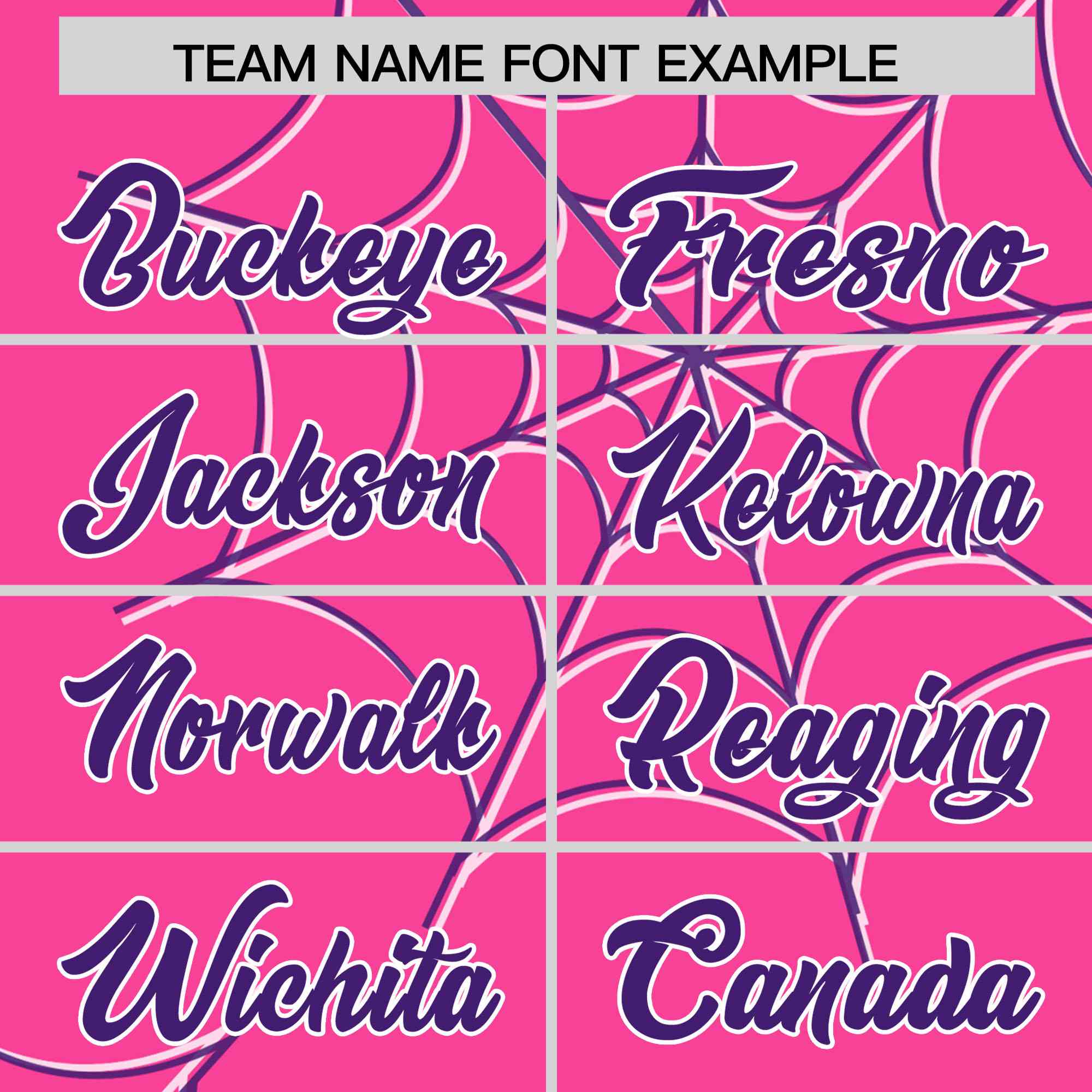 Custom Pink-Purple Spider Web Pattern Raglan Sleeves Authentic Baseball Jersey | KXKSHOP