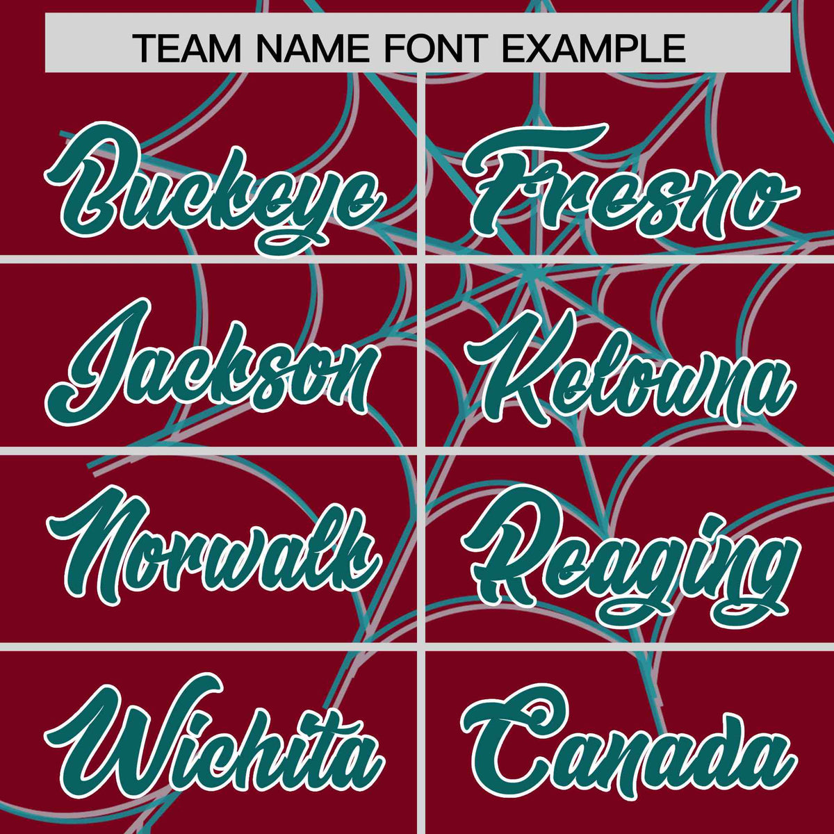 Custom Crimson-Aqua Spider Web Pattern Raglan Sleeves Authentic Baseball Jersey | KXKSHOP