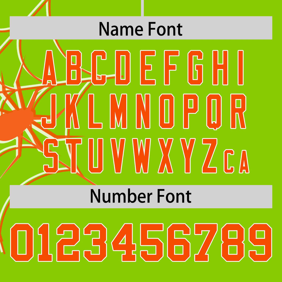 Custom Neon Green-Orange Spider Web Pattern Raglan Sleeves Authentic Baseball Jersey | KXKSHOP