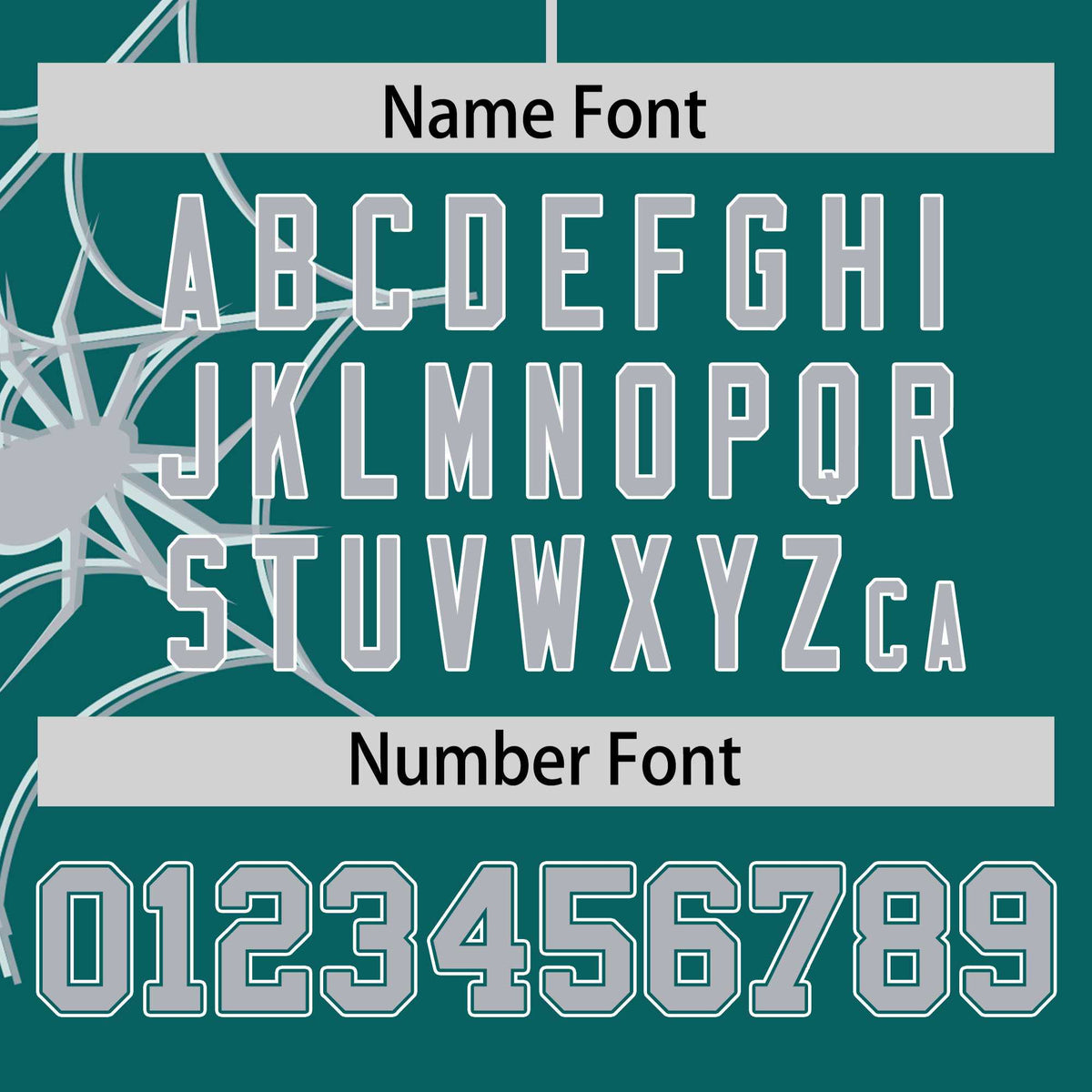 Custom Aqua-Gray Spider Web Pattern Raglan Sleeves Authentic Baseball Jersey | KXKSHOP