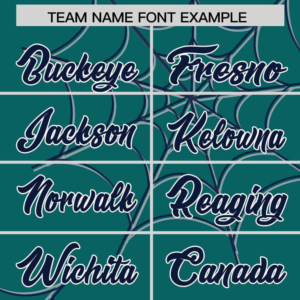 Custom Aqua-Navy Spider Web Pattern Raglan Sleeves Authentic Baseball Jersey | KXKSHOP