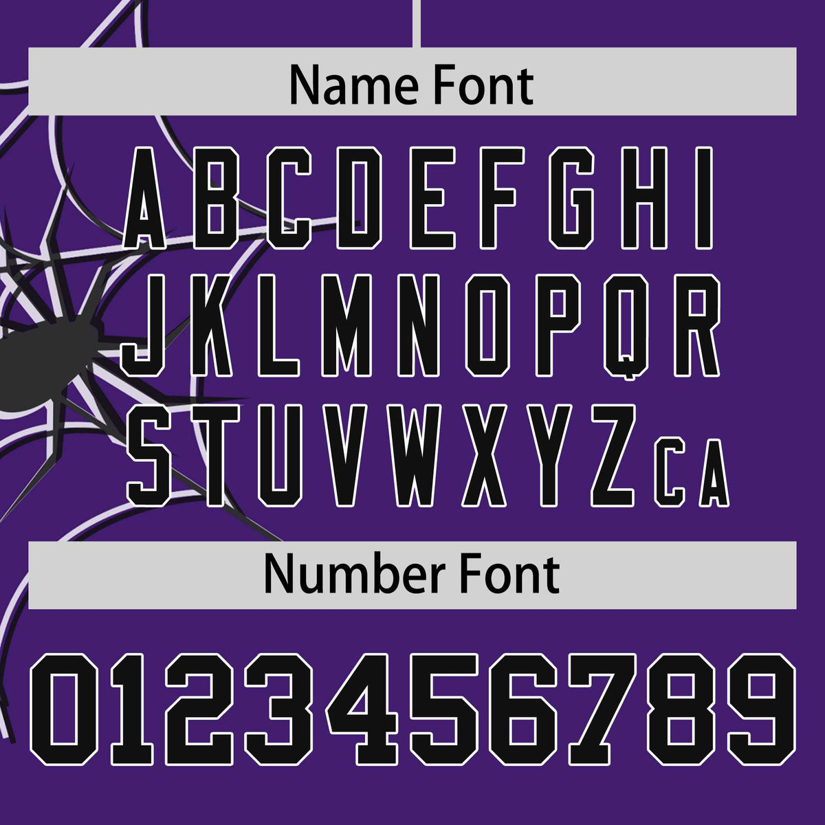 Custom Purple-Black Spider Web Pattern Raglan Sleeves Authentic Baseball Jersey | KXKSHOP