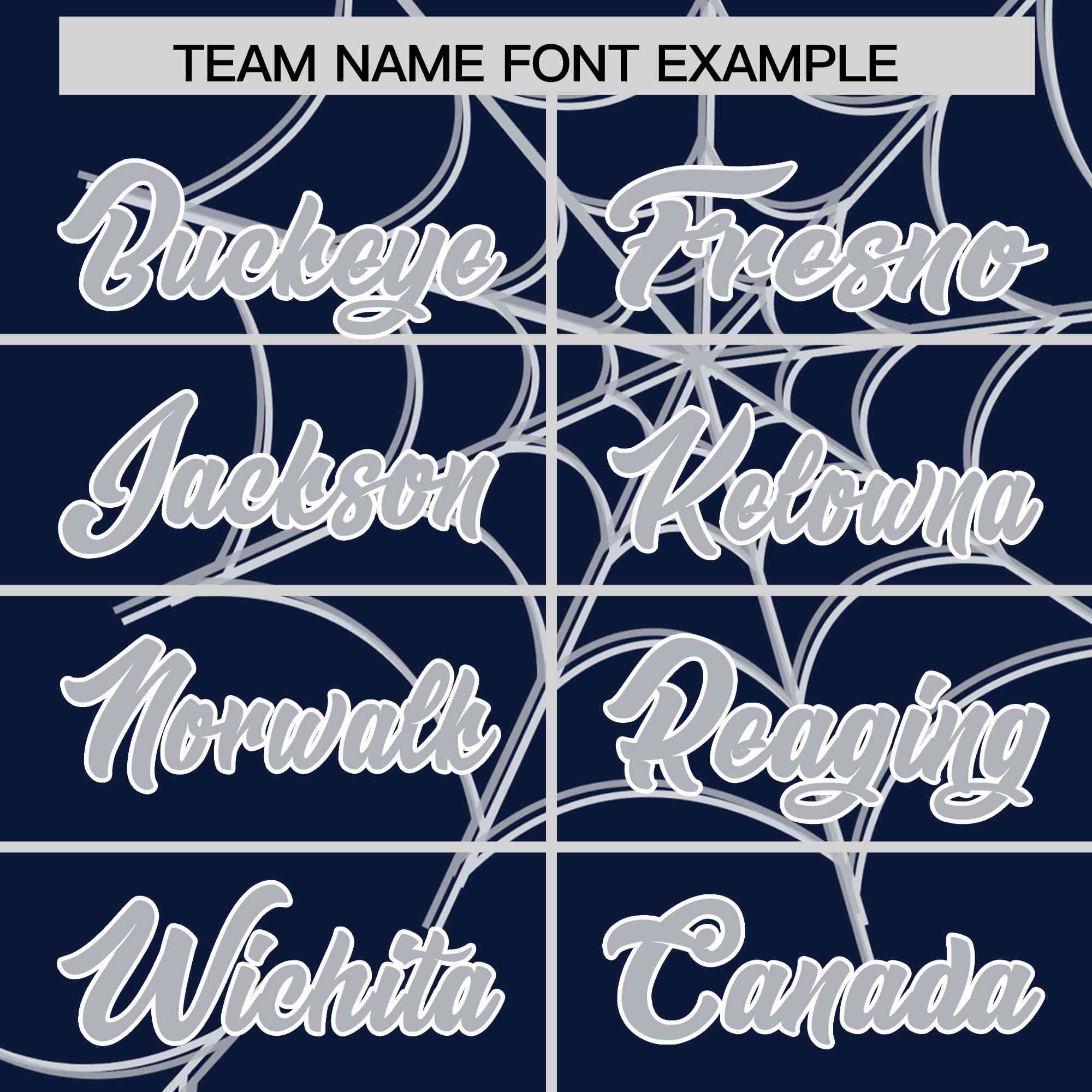 Custom Navy-Gray Spider Web Pattern Raglan Sleeves Authentic Baseball Jersey | KXKSHOP