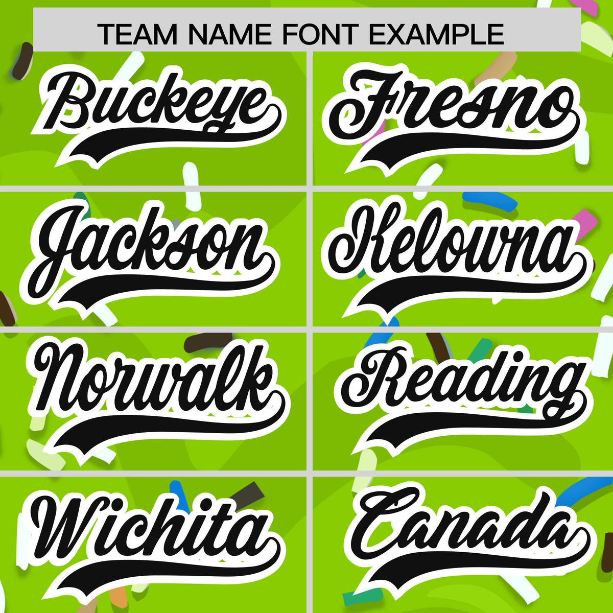 Custom Neon Green Ice Cream Cone Graffiti Pattern Fashion Authentic Baseball Jersey| KXKSHOP