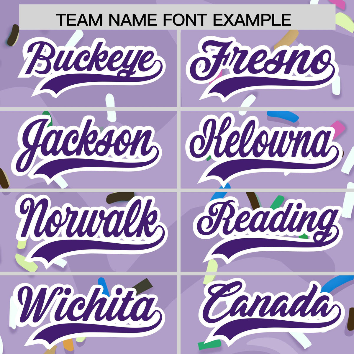 Custom Light Purple Ice Cream Cone Graffiti Pattern Fashion Authentic Baseball Jersey| KXKSHOP