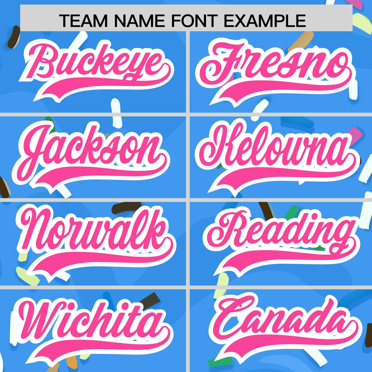 Custom Powder Blue Ice Cream Cone Graffiti Pattern Fashion Authentic Baseball Jersey| KXKSHOP