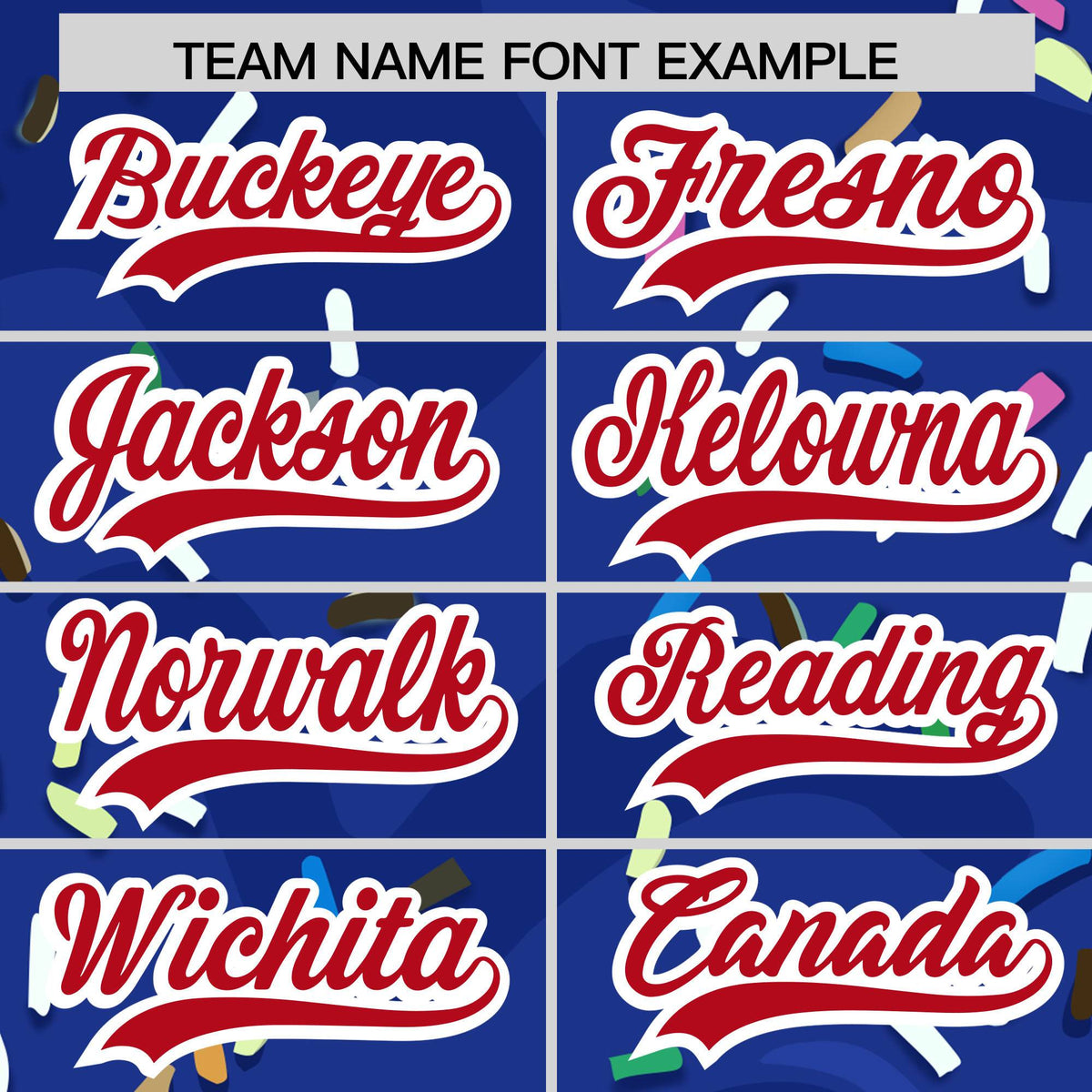 Custom Royal Ice Cream Cone Graffiti Pattern Fashion Authentic Baseball Jersey| KXKSHOP