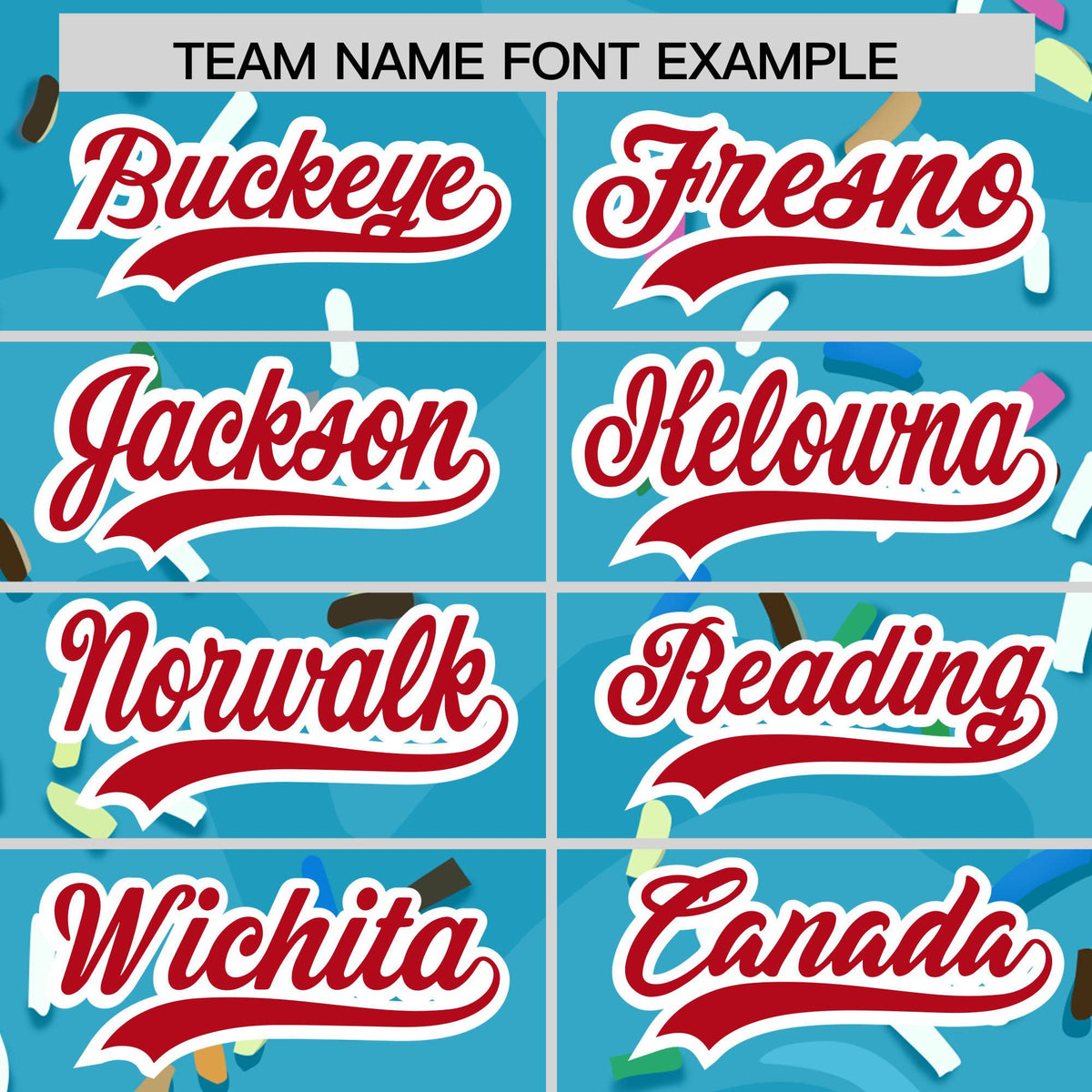 Custom Sky Blue Ice Cream Cone Graffiti Pattern Fashion Authentic Baseball Jersey| KXKSHOP