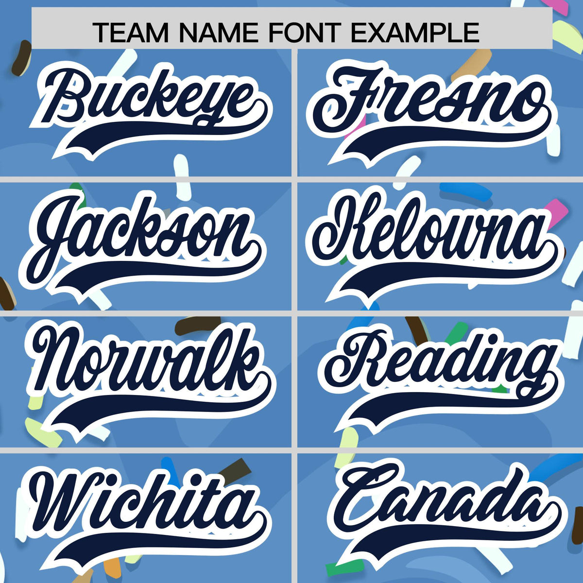 Custom Powder Blue Ice Cream Cone Graffiti Pattern Fashion Authentic Baseball Jersey| KXKSHOP